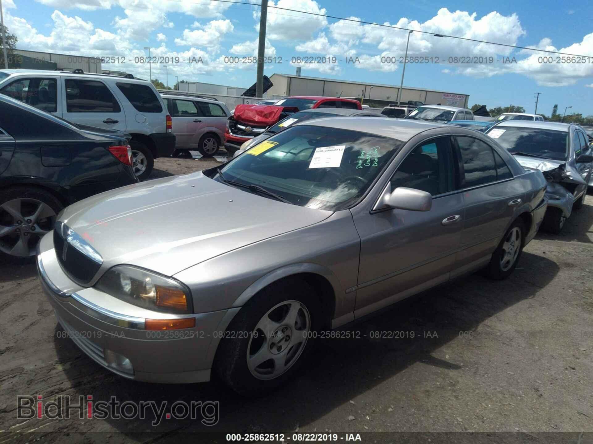 2000 LINCOLN LS - VIN: 1LNHM87AXYY601669 - Фото 2