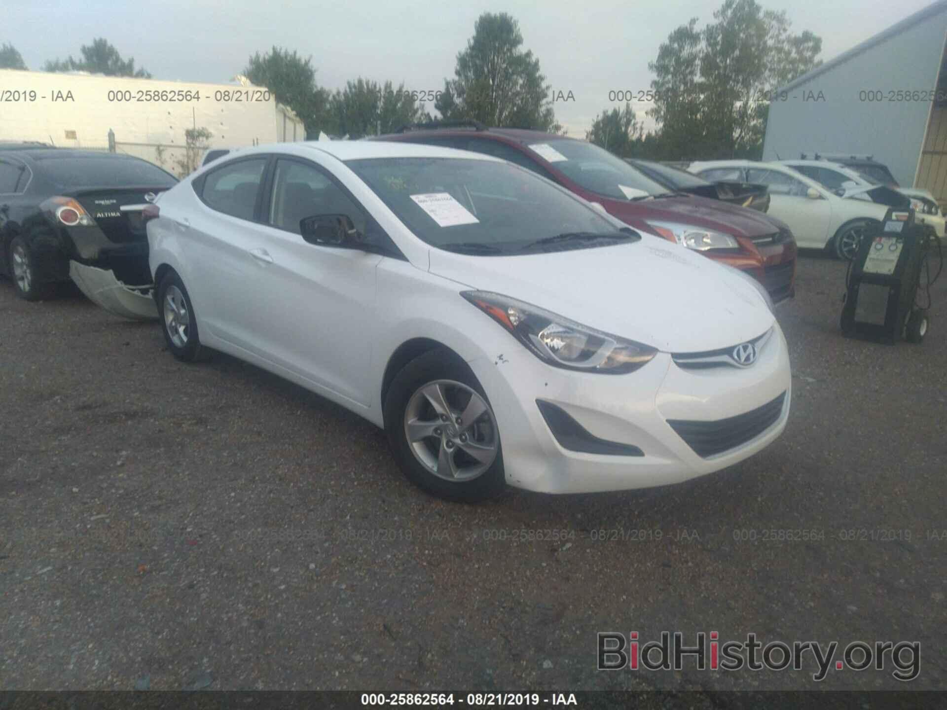 Photo 5NPDH4AE1EH526885 - HYUNDAI ELANTRA 2014