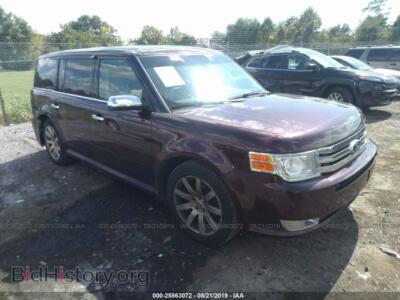 2011 Ford FLEX Limited, темно-бордовый — VIN 2FMGK5DC8BBD25650, IAAI