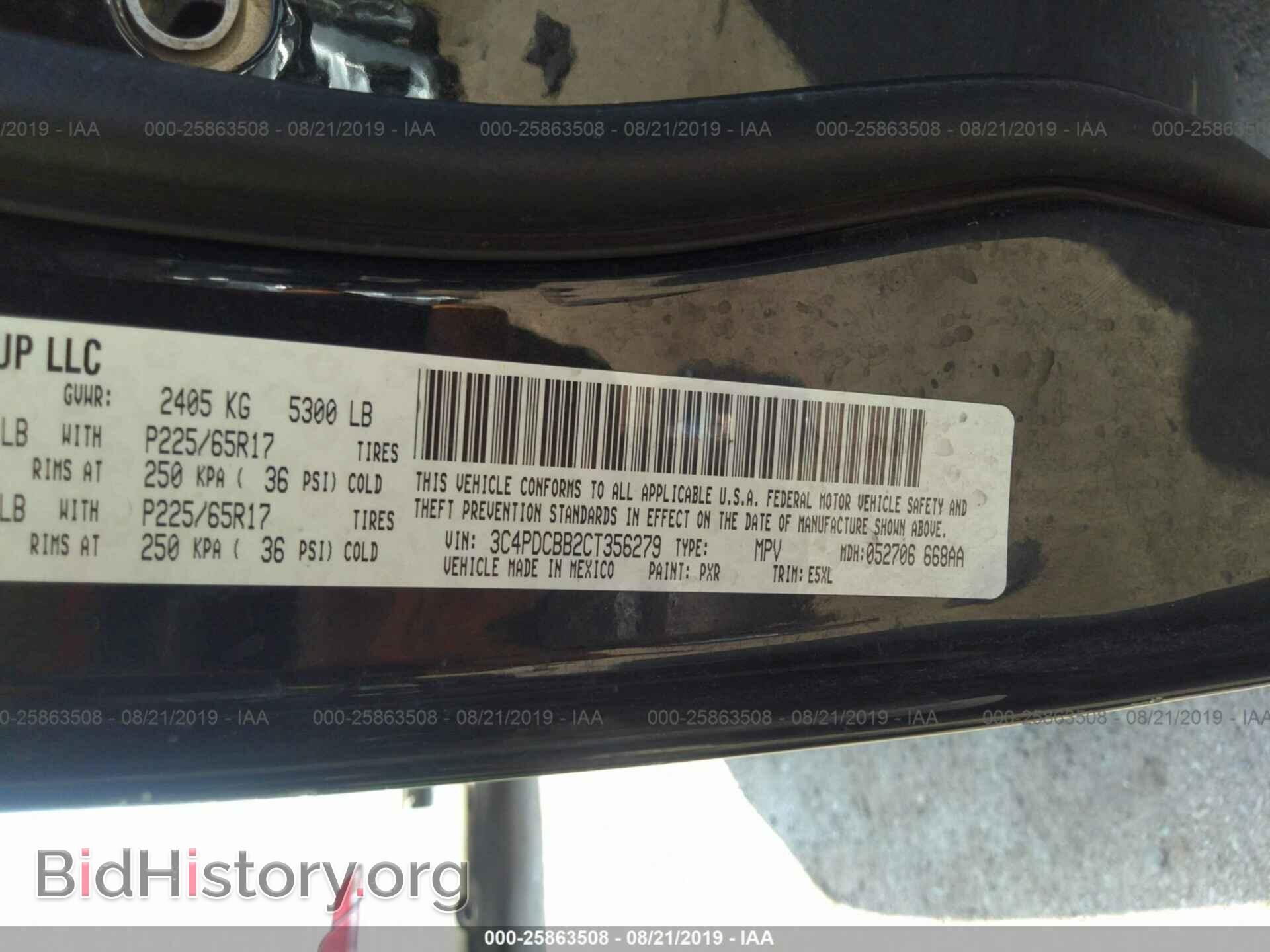 2012 DODGE JOURNEY - VIN: 3C4PDCBB2CT356279 - Фото 9