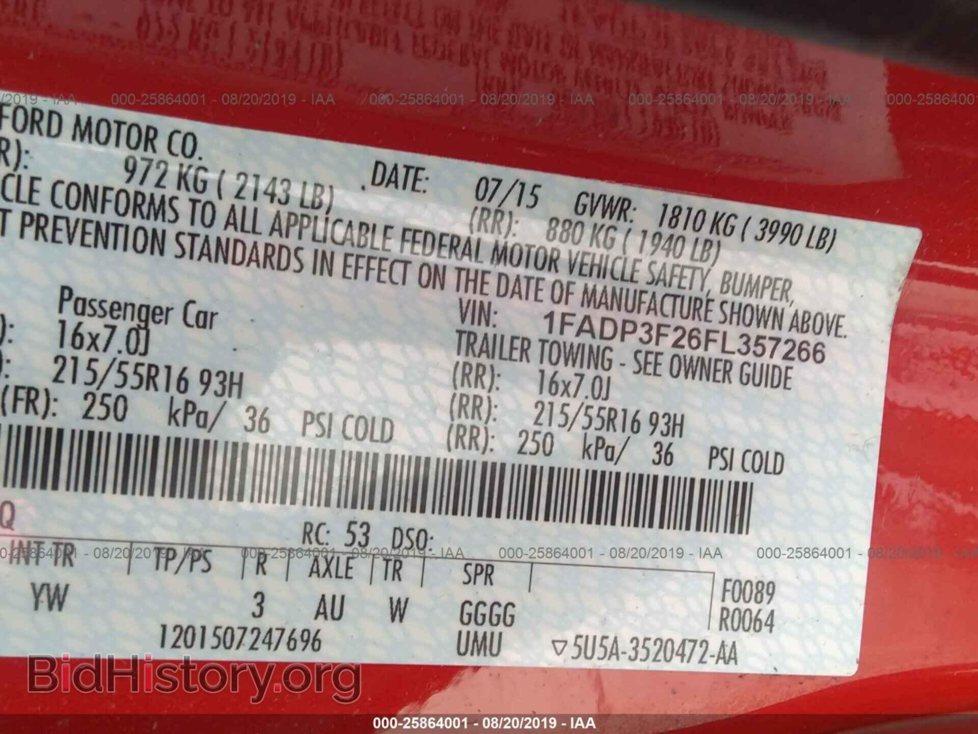 2015 FORD FOCUS - VIN: 1FADP3F26FL357266 - Photo 9