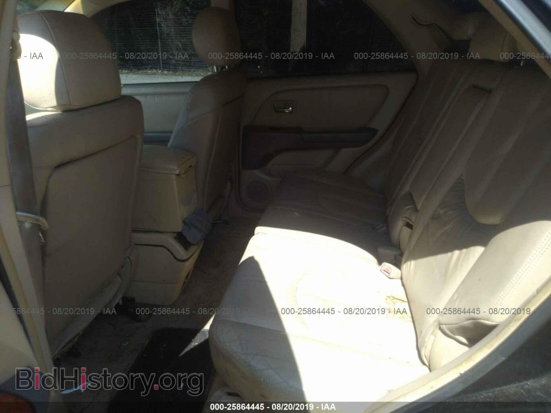 2002 LEXUS RX 300 - VIN: JTJHF10U820257627 - Фото 8