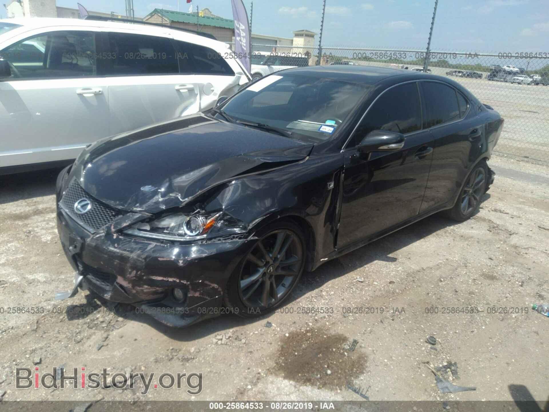 2012 LEXUS IS - VIN: JTHBF5C26C5180639 - Фото 2