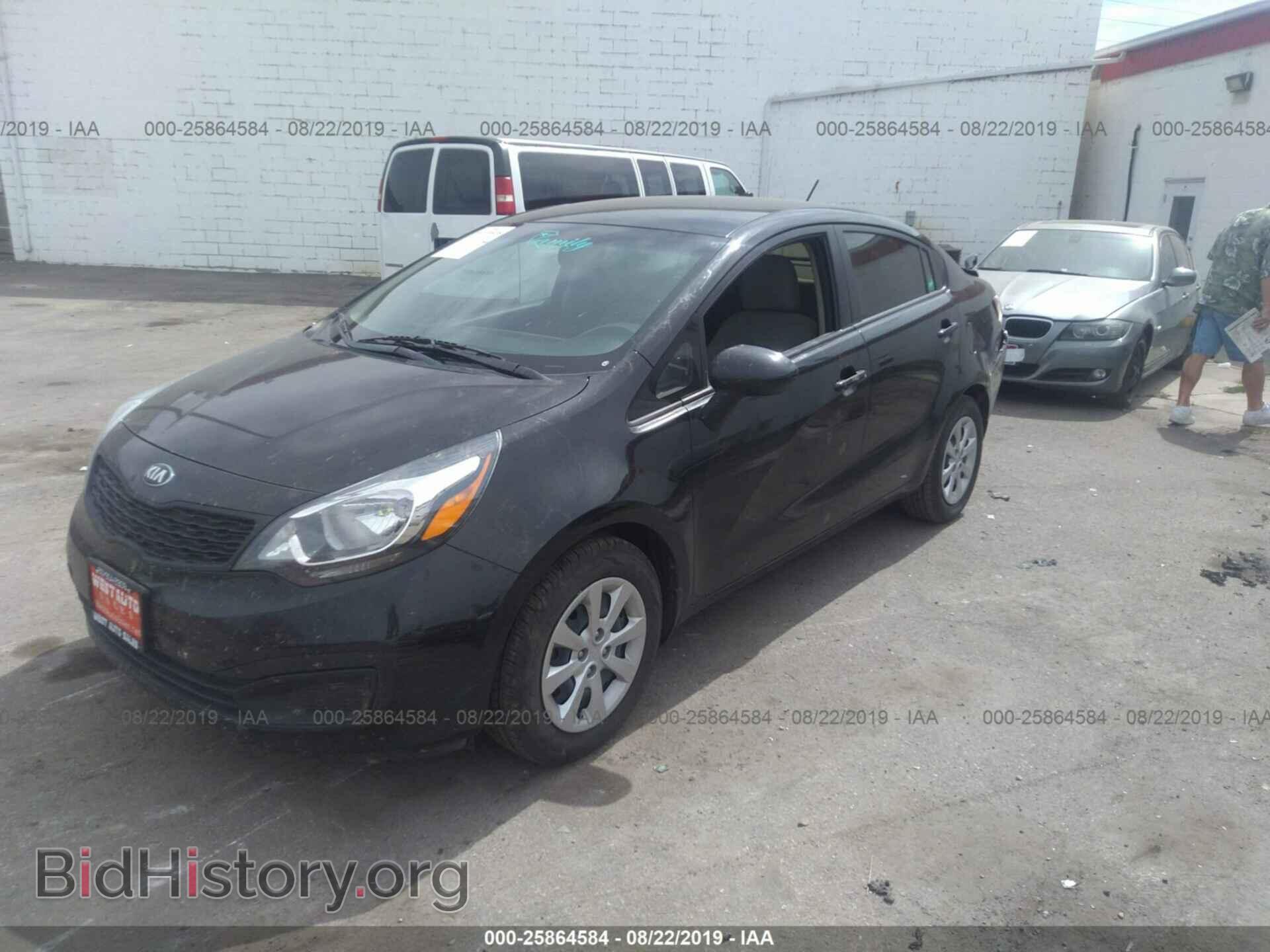 2014 KIA RIO - VIN: KNADM4A36E6358369 - Фото 2