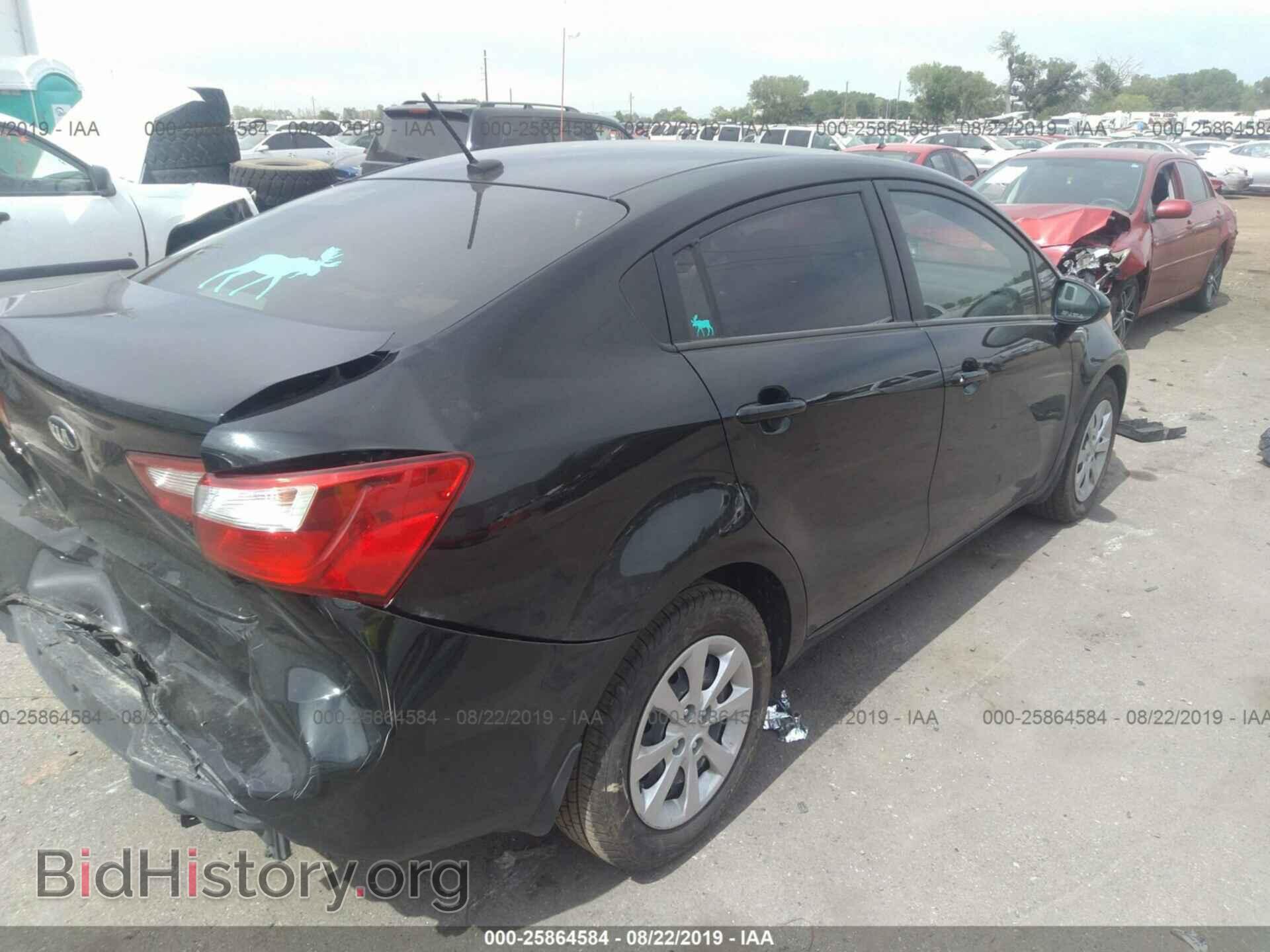 2014 KIA RIO - VIN: KNADM4A36E6358369 - Фото 4
