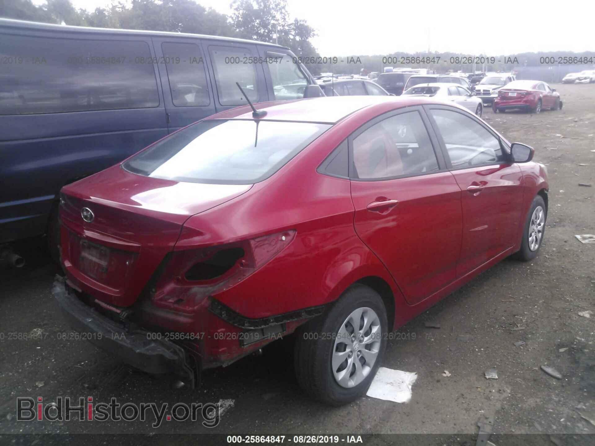 2015 HYUNDAI ACCENT - VIN: KMHCT4AE4FU792611 - Фото 4