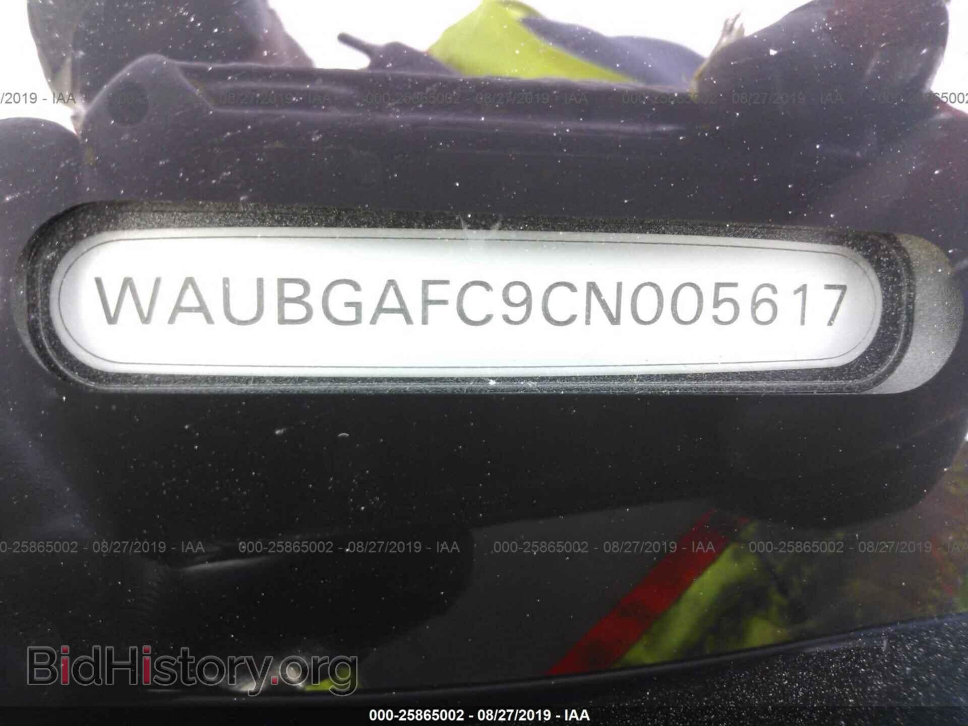 2012 AUDI A6 - VIN: WAUBGAFC9CN005617 - Фото 9