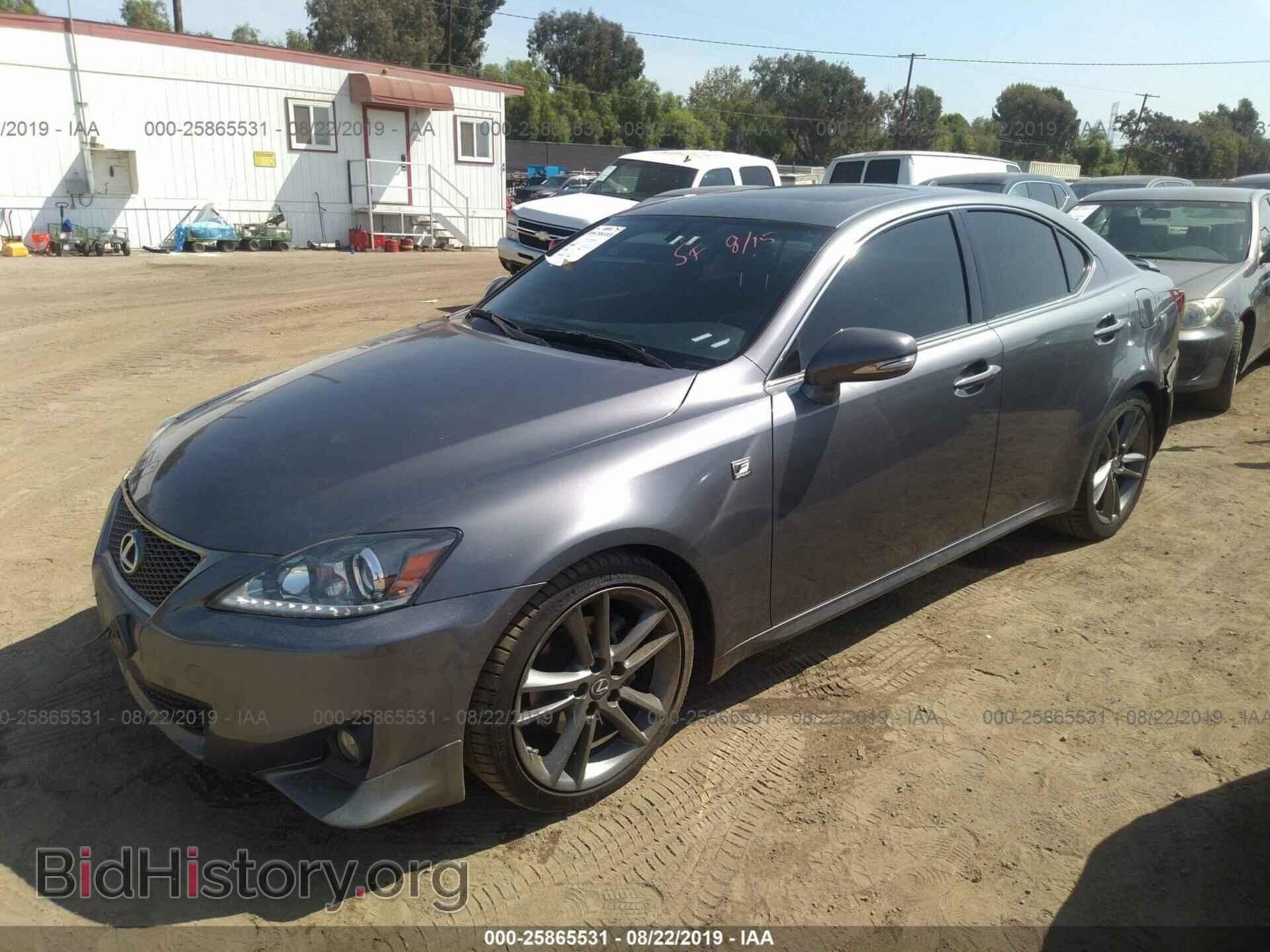 2012 LEXUS IS - VIN: JTHBF5C27C5162277 - Фото 2