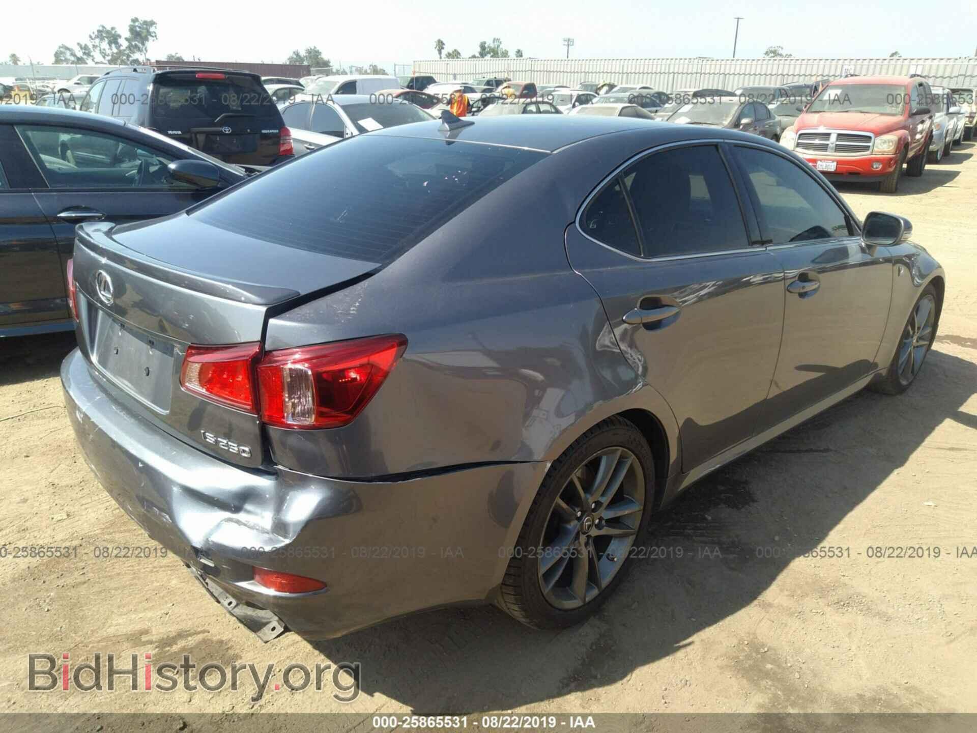 2012 LEXUS IS - VIN: JTHBF5C27C5162277 - Фото 4