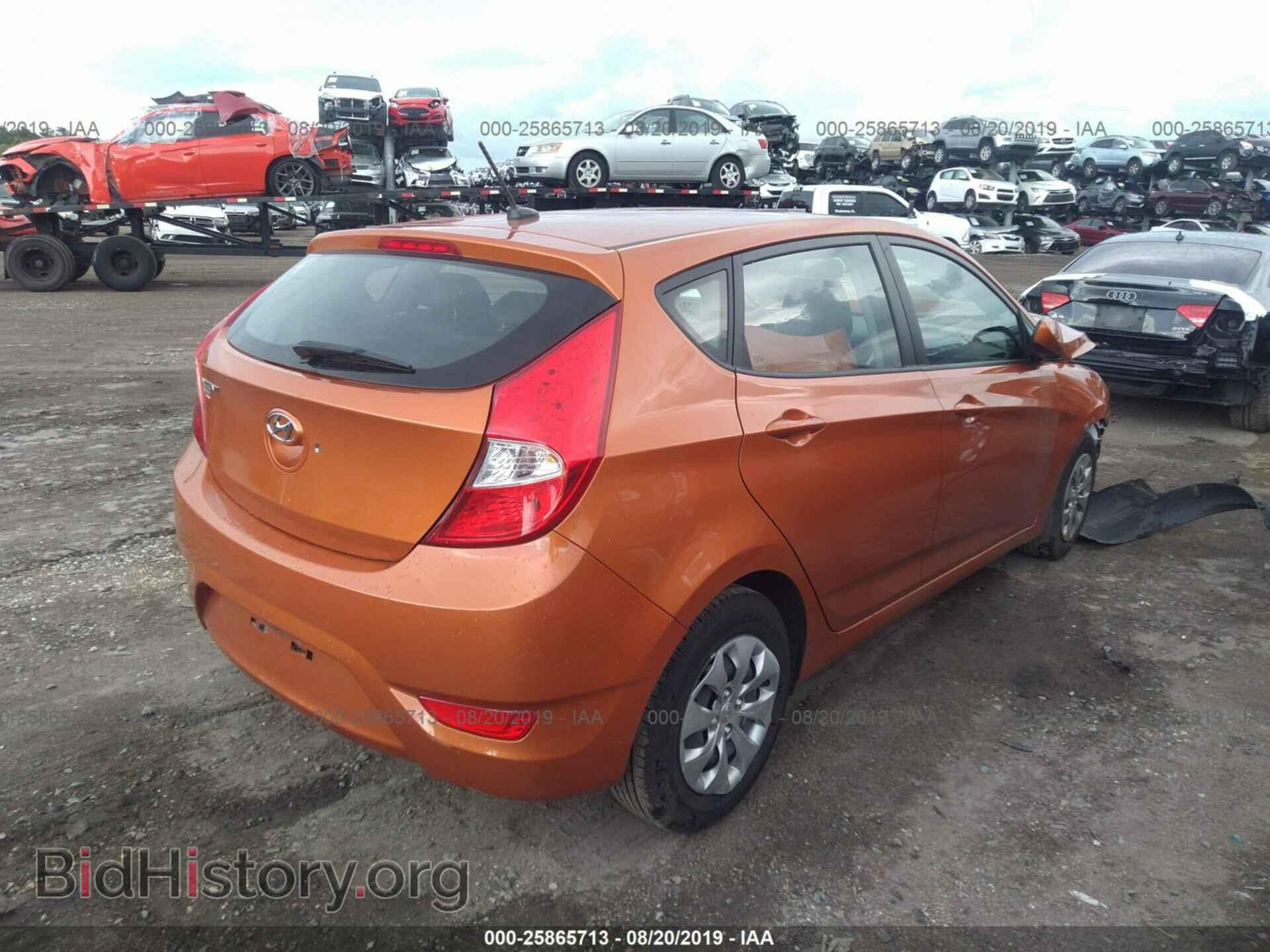 2017 HYUNDAI ACCENT - VIN: KMHCT5AE0HU311875 - Фото 4