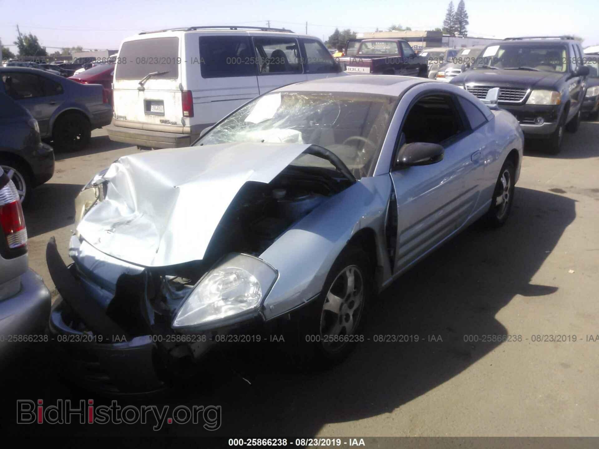 2003 MITSUBISHI ECLIPSE - VIN: 4A3AC44G83E192251 - Фото 2