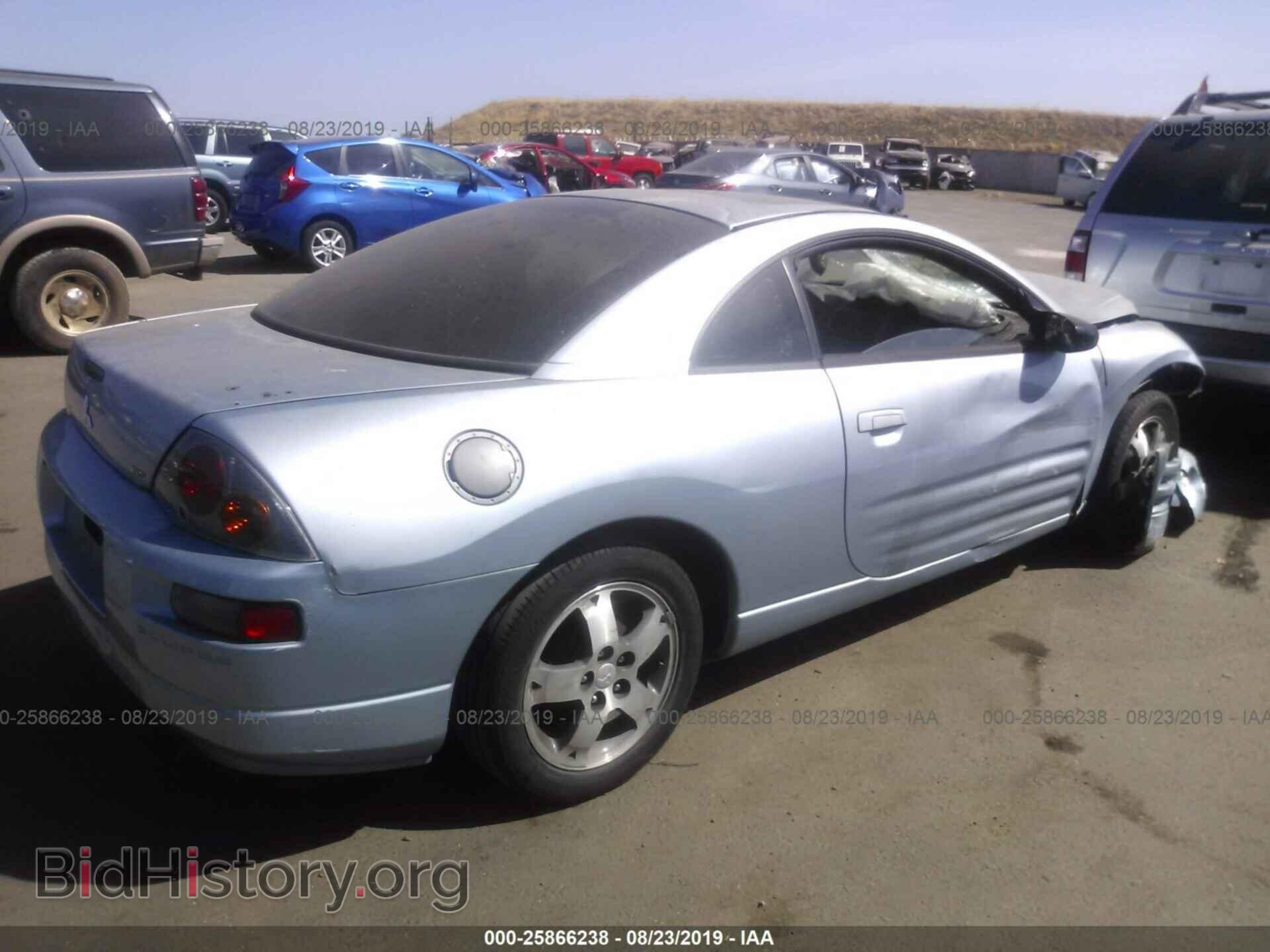 2003 MITSUBISHI ECLIPSE - VIN: 4A3AC44G83E192251 - Фото 4