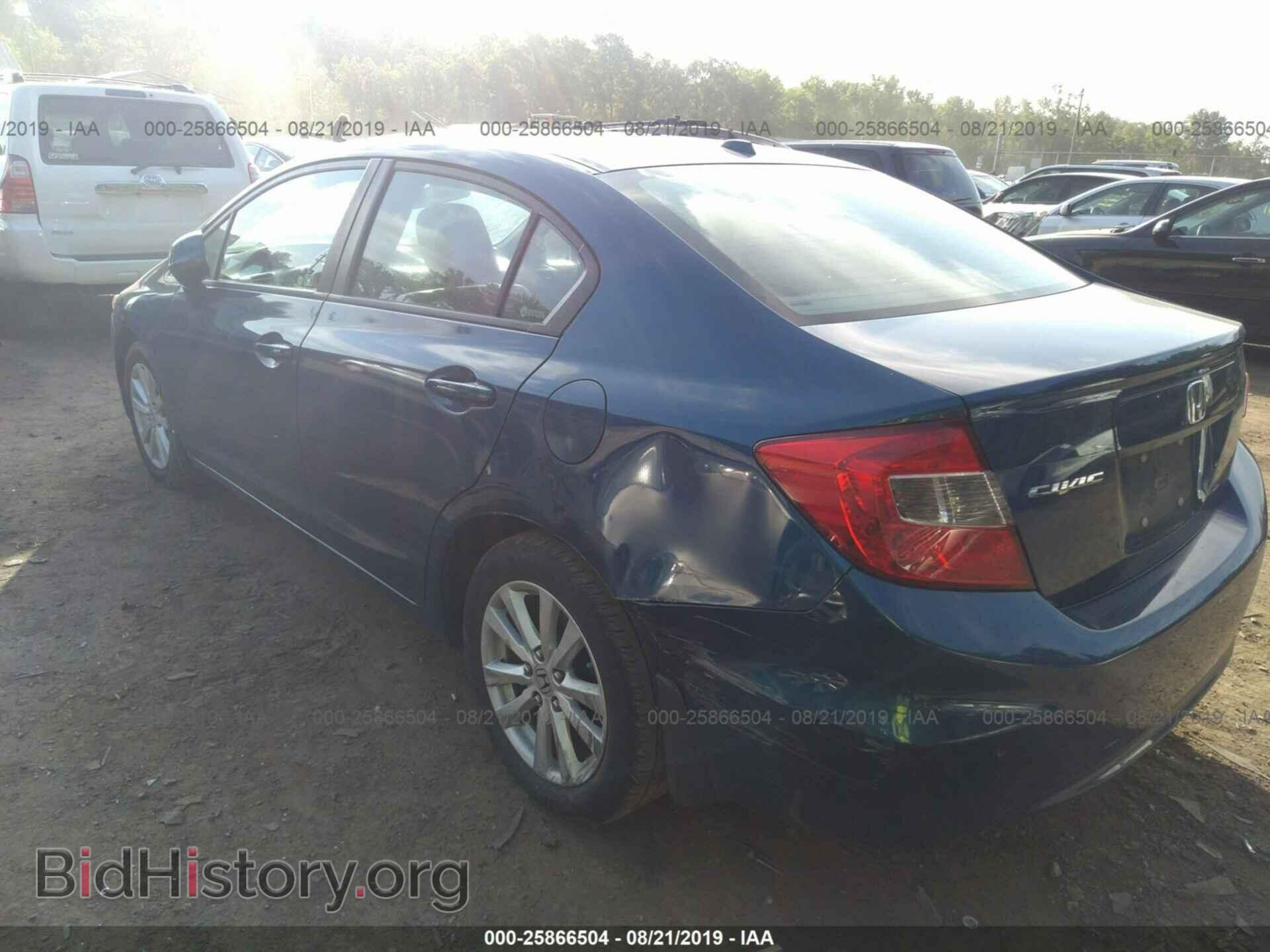 2012 HONDA CIVIC - VIN: 2HGFB2F91CH512941 - Фото 3