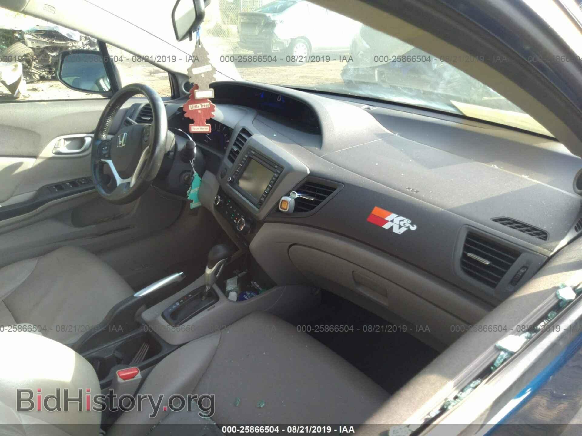 2012 HONDA CIVIC - VIN: 2HGFB2F91CH512941 - Фото 5