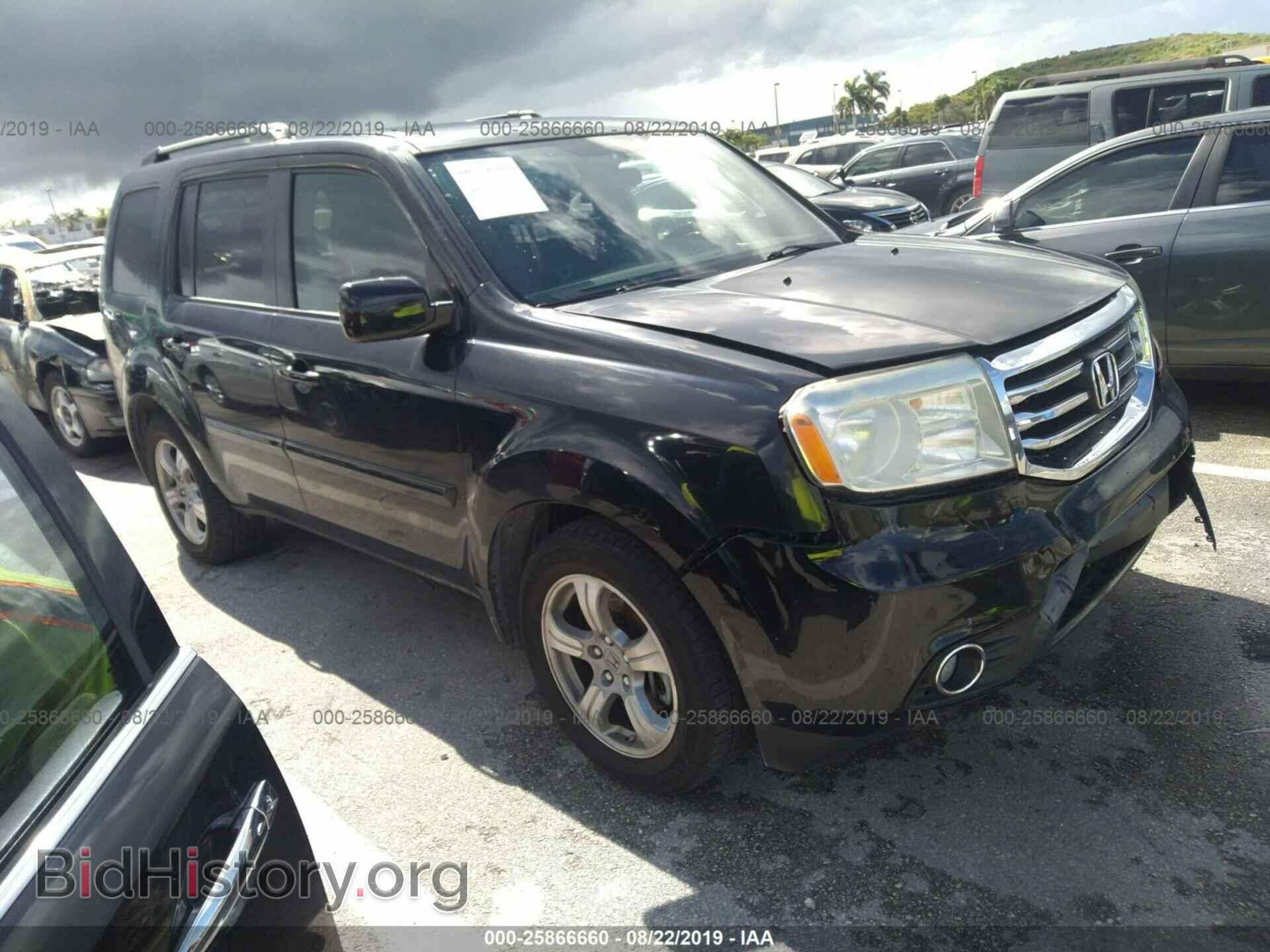Фотография 5FNYF4H4XDB043929 - HONDA PILOT 2013
