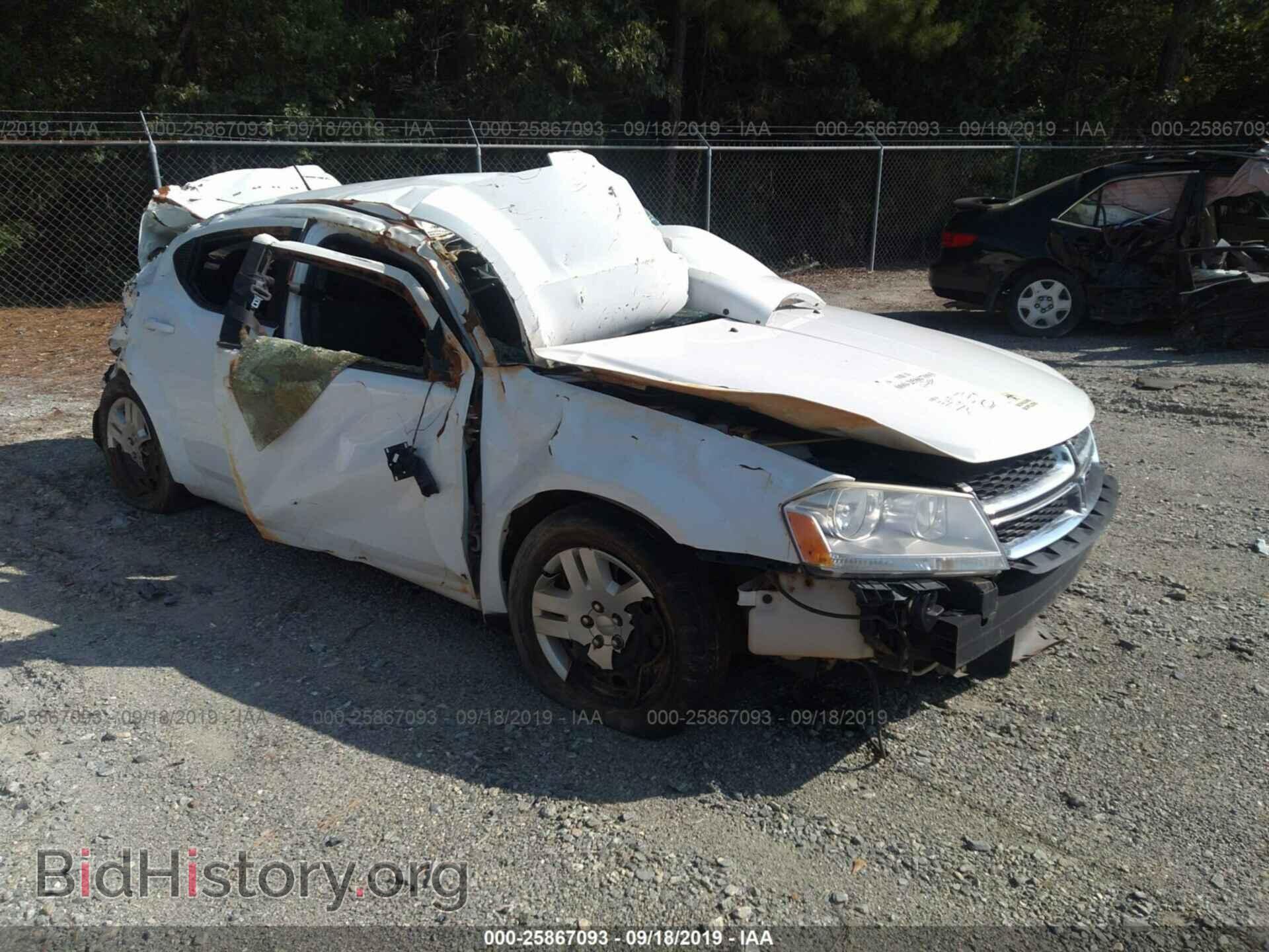 Photo 1C3CDZAB5EN223252 - DODGE AVENGER 2014