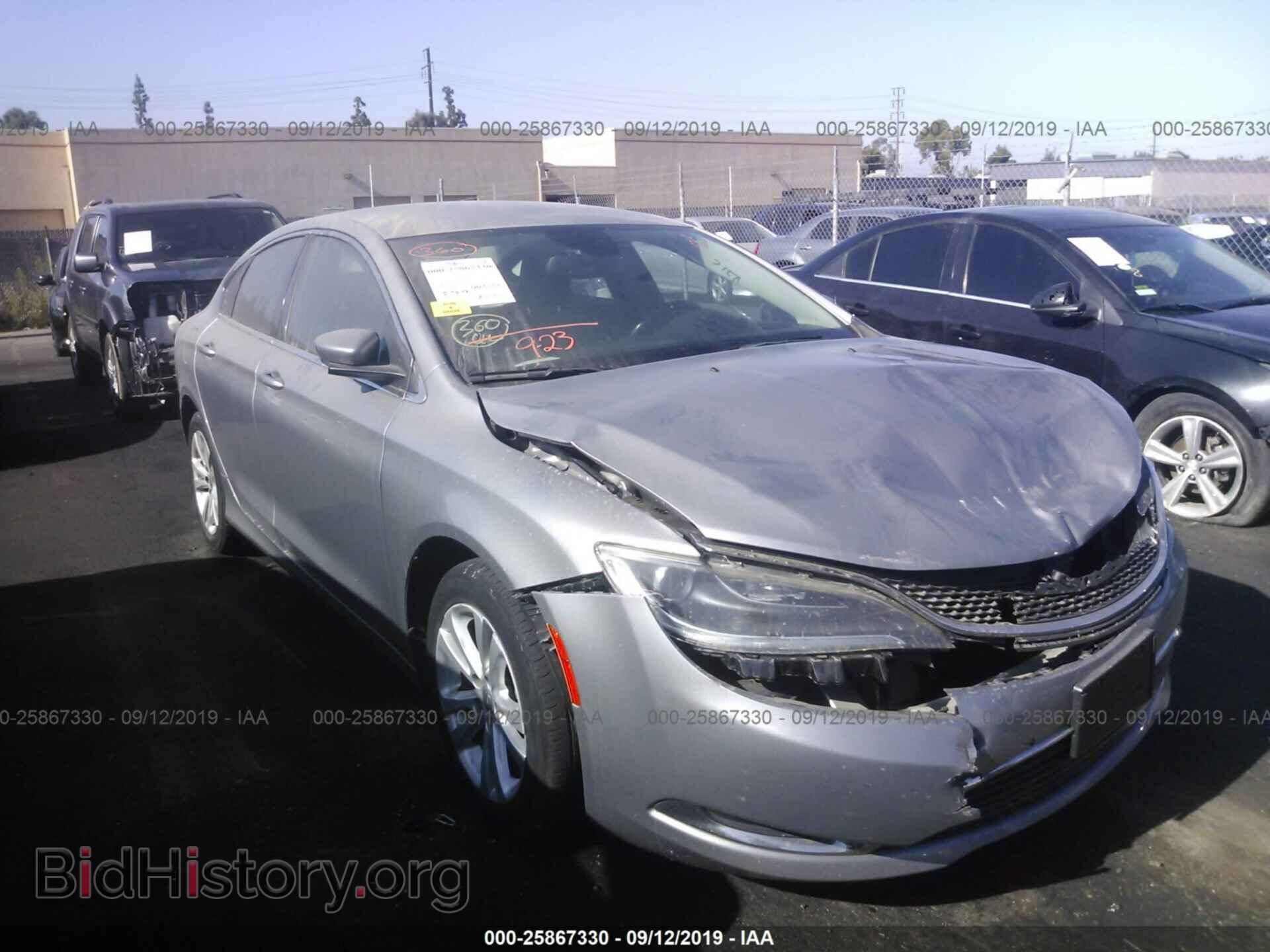Фотография 1C3CCCAB4GN182678 - CHRYSLER 200 2016