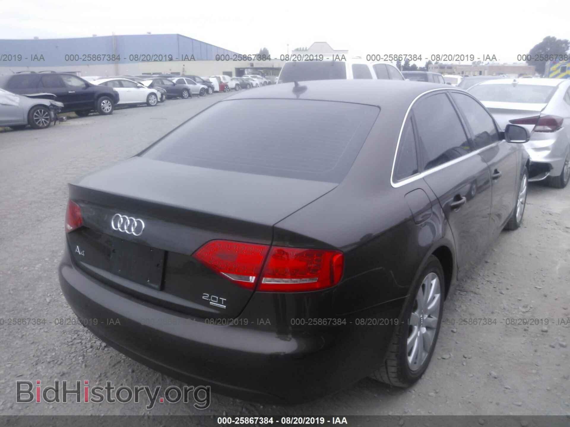 2011 AUDI A4 - VIN: WAUFFAFL5BA065663 - Photo 4