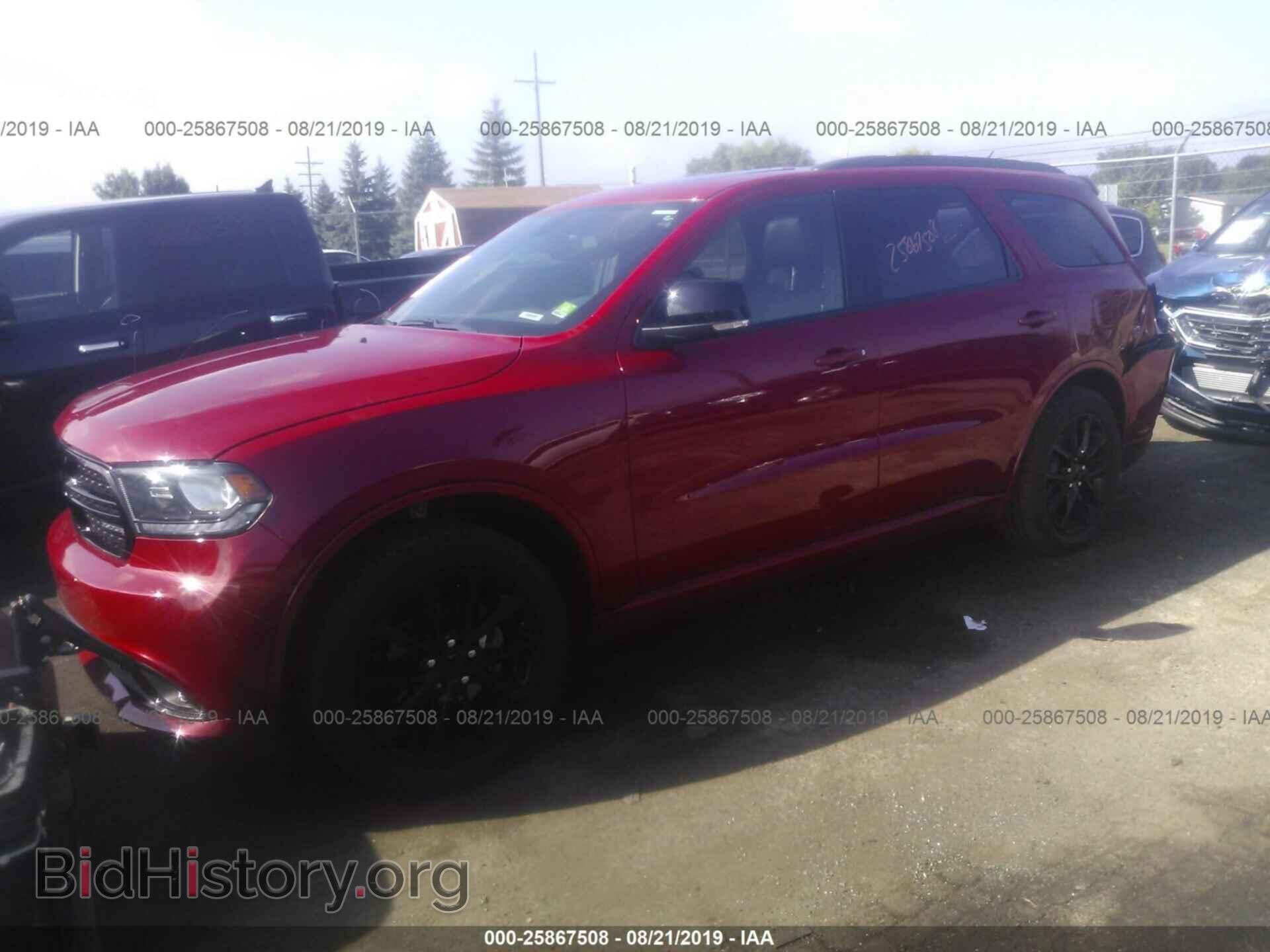 2017 DODGE DURANGO - VIN: 1C4RDJDGXHC647931 - Фото 2
