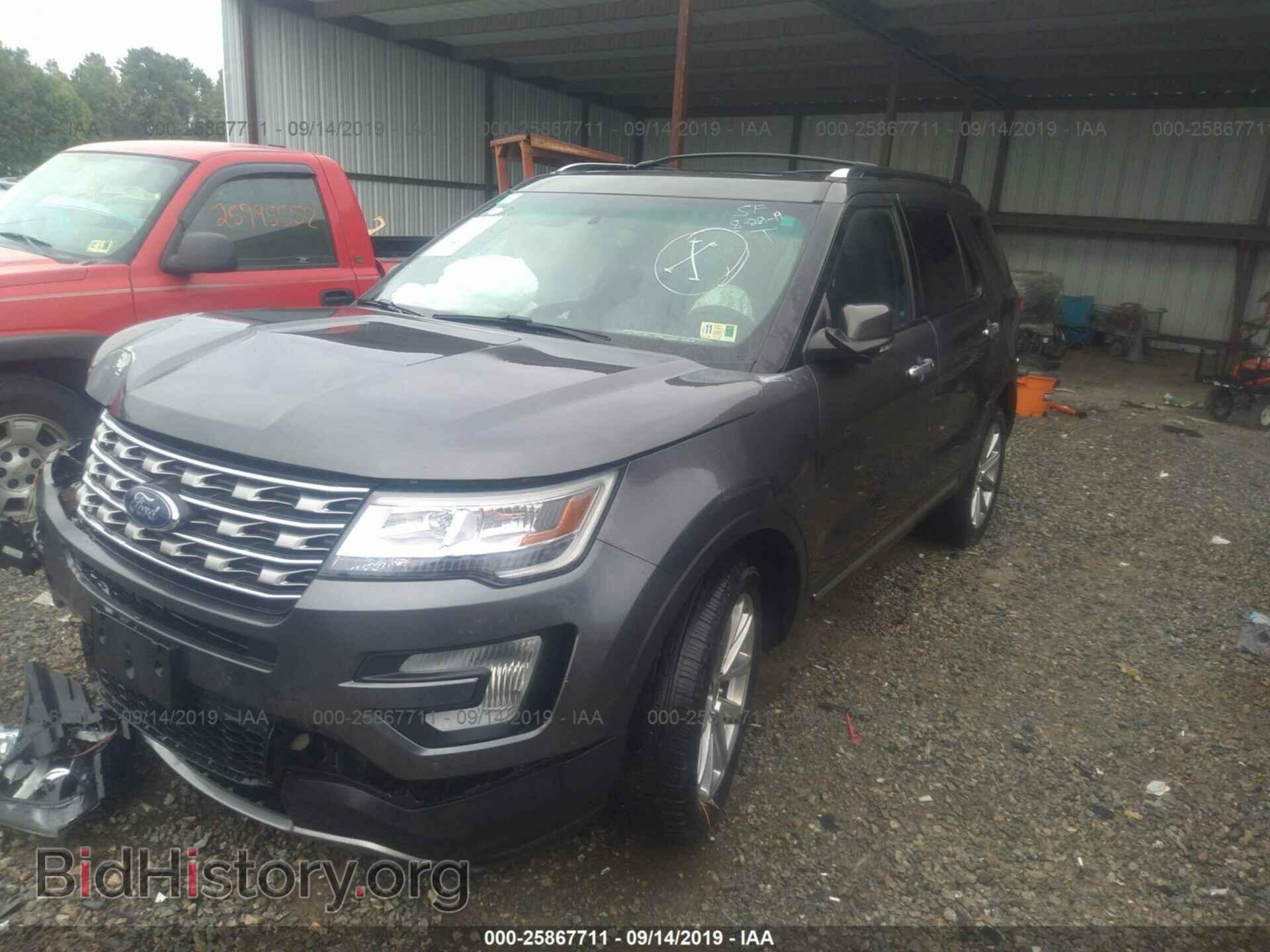 2016 FORD EXPLORER - VIN: 1FM5K8F85GGB08655 - Photo 2
