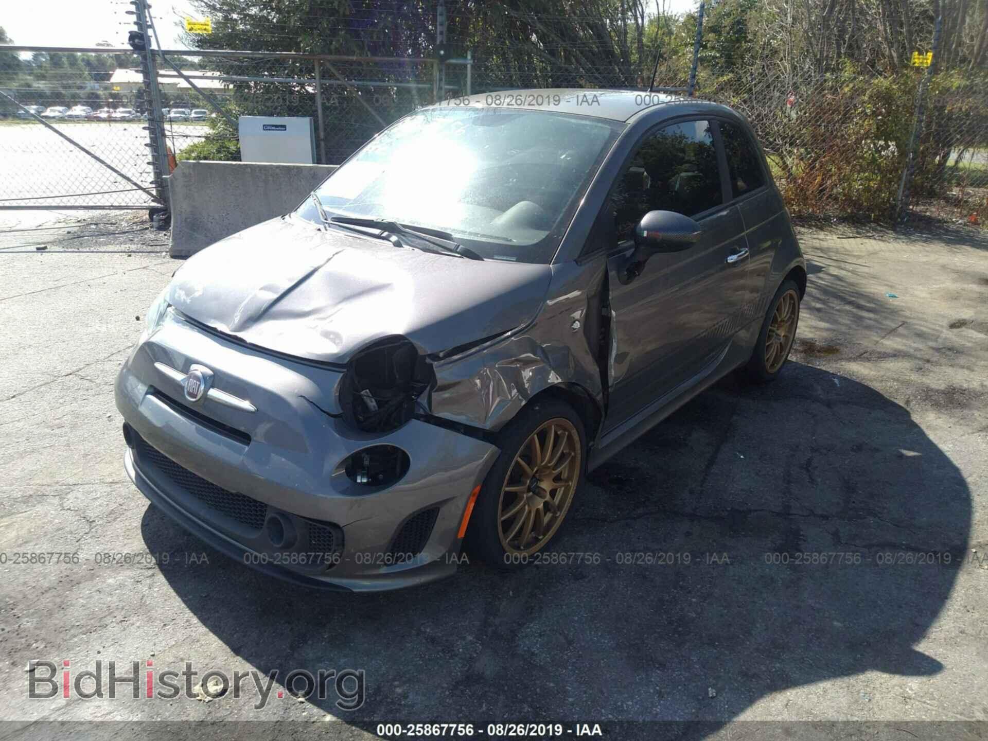 2013 FIAT 500 - VIN: 3C3CFFHHXDT543202 - Фото 2