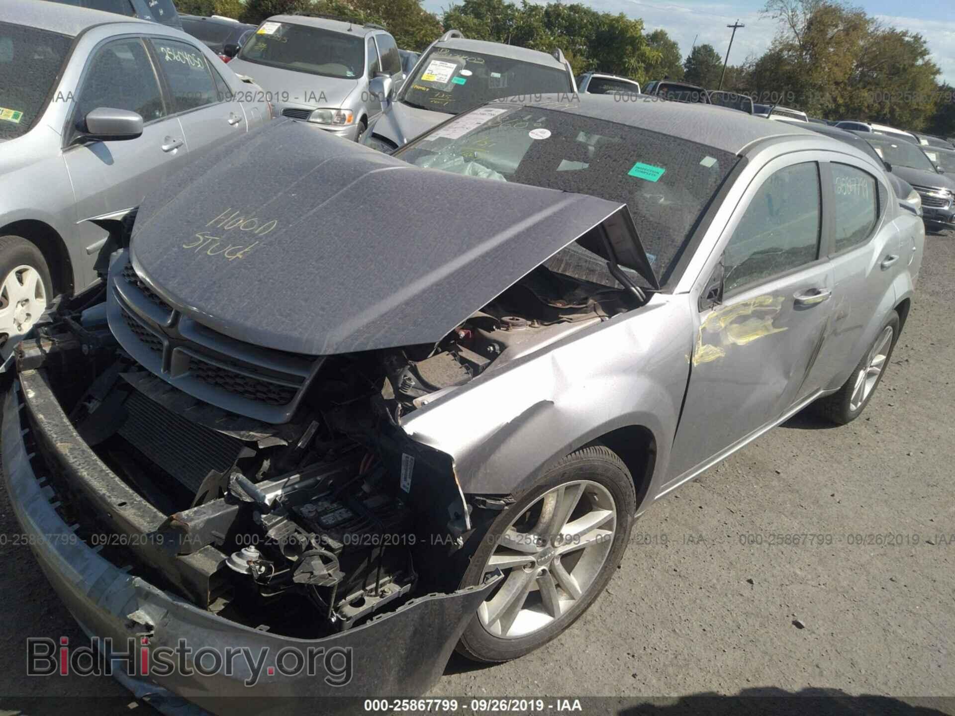2014 DODGE AVENGER - VIN: 1C3CDZAB2EN220115 - Фото 2