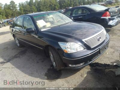 2005 Lexus LS 430, black — VIN JTHBN36F855006838, IAAI