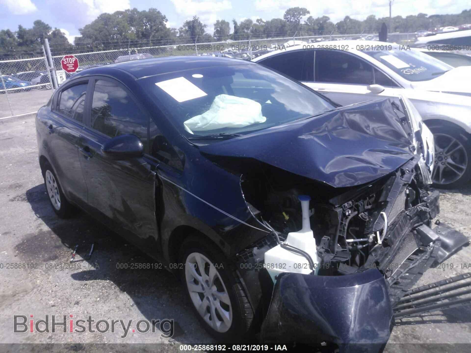 Фотография KNADN4A31D6211923 - KIA RIO 2013