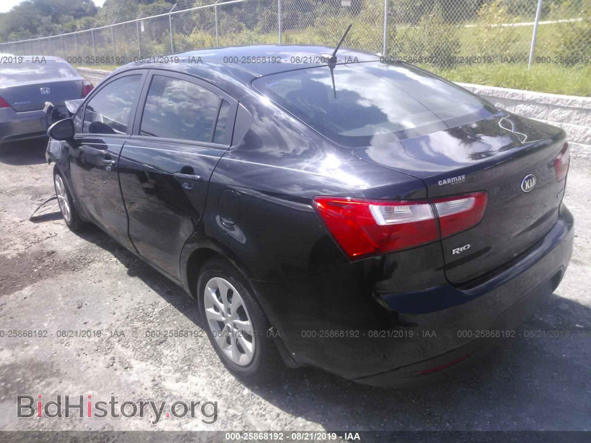 2013 KIA RIO - VIN: KNADN4A31D6211923 - Фото 3