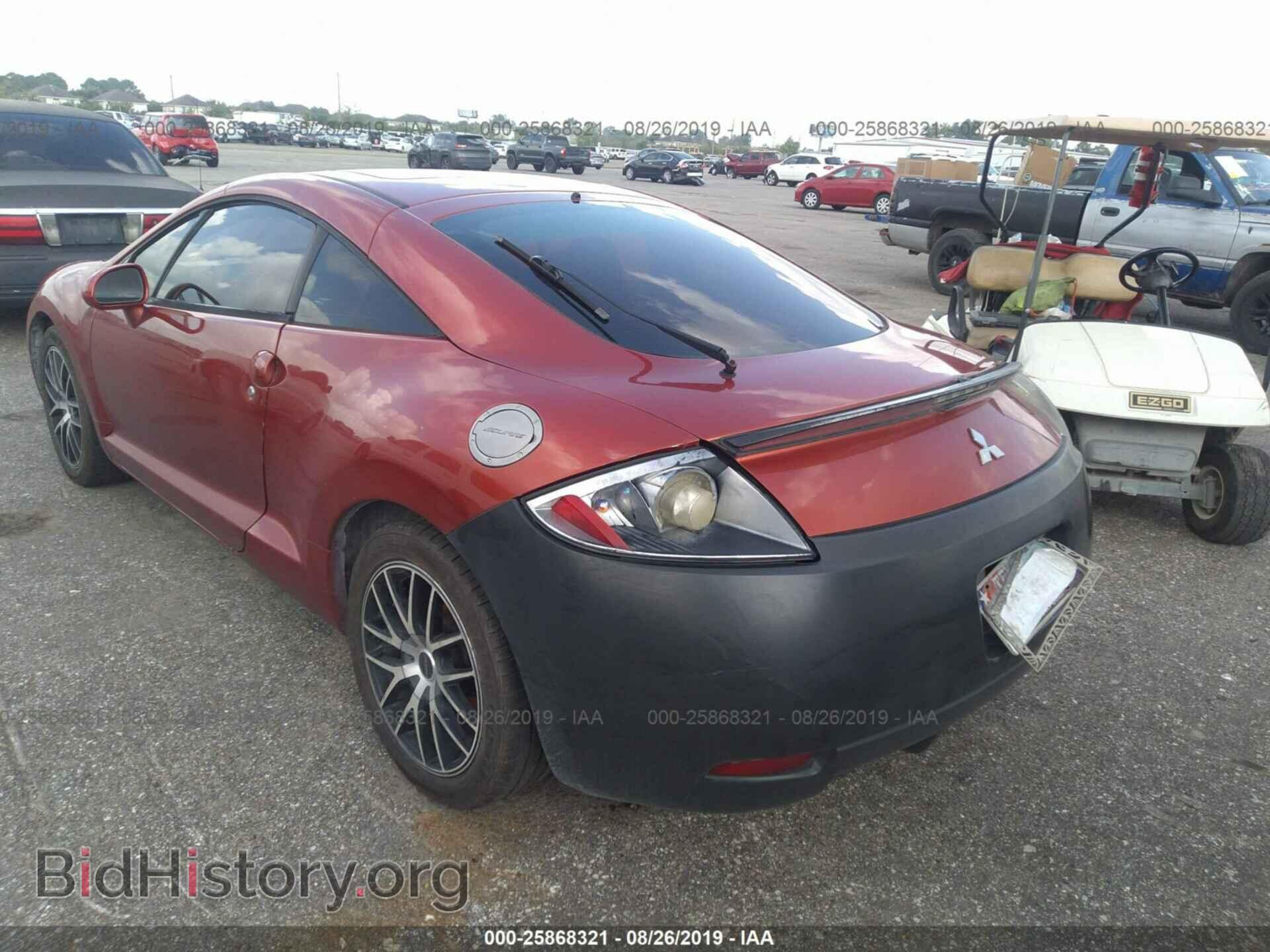 2006 MITSUBISHI ECLIPSE - VIN: 4A3AK34T16E002059 - Фото 3