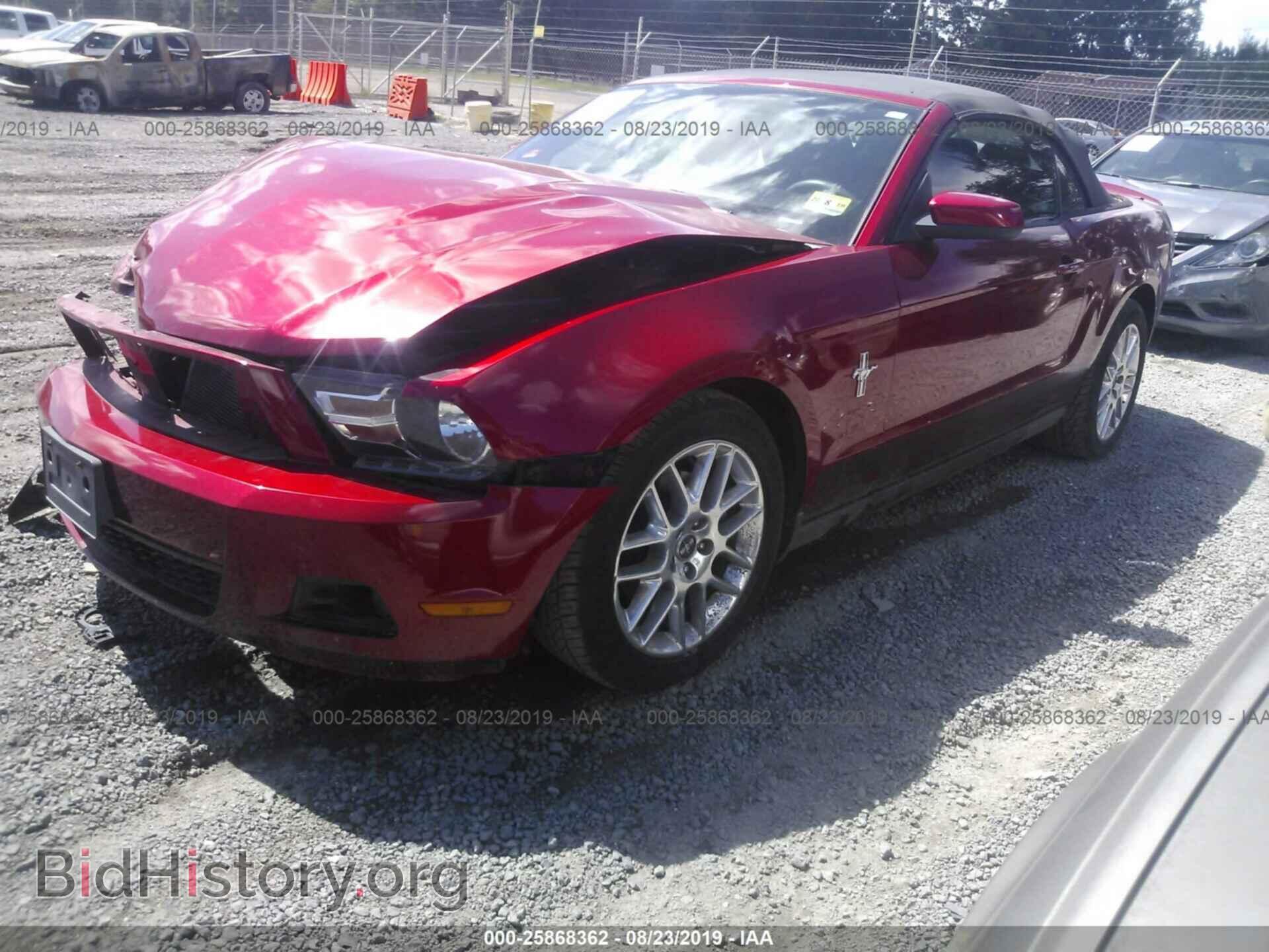 2012 FORD MUSTANG - VIN: 1ZVBP8EM7C5242206 - Фото 2