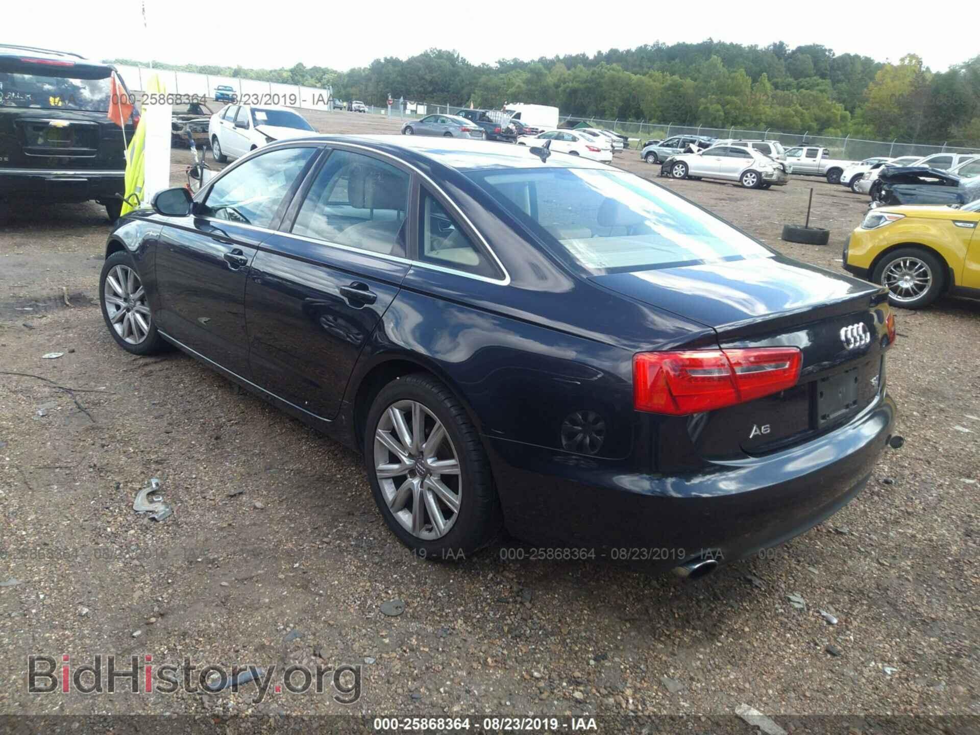 2013 AUDI A6 - VIN: WAUGGAFC4DN129978 - Фото 3