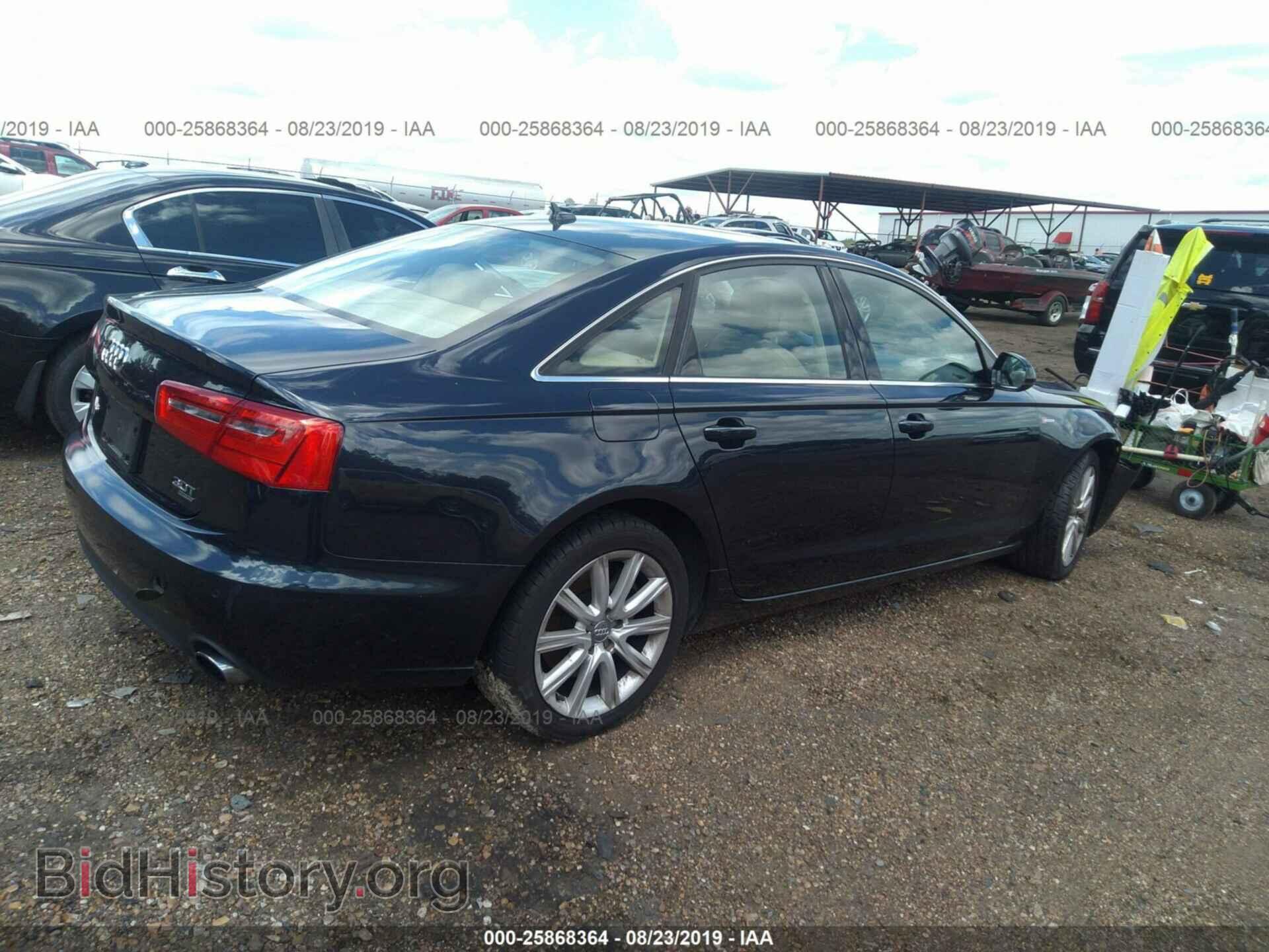 2013 AUDI A6 - VIN: WAUGGAFC4DN129978 - Фото 4