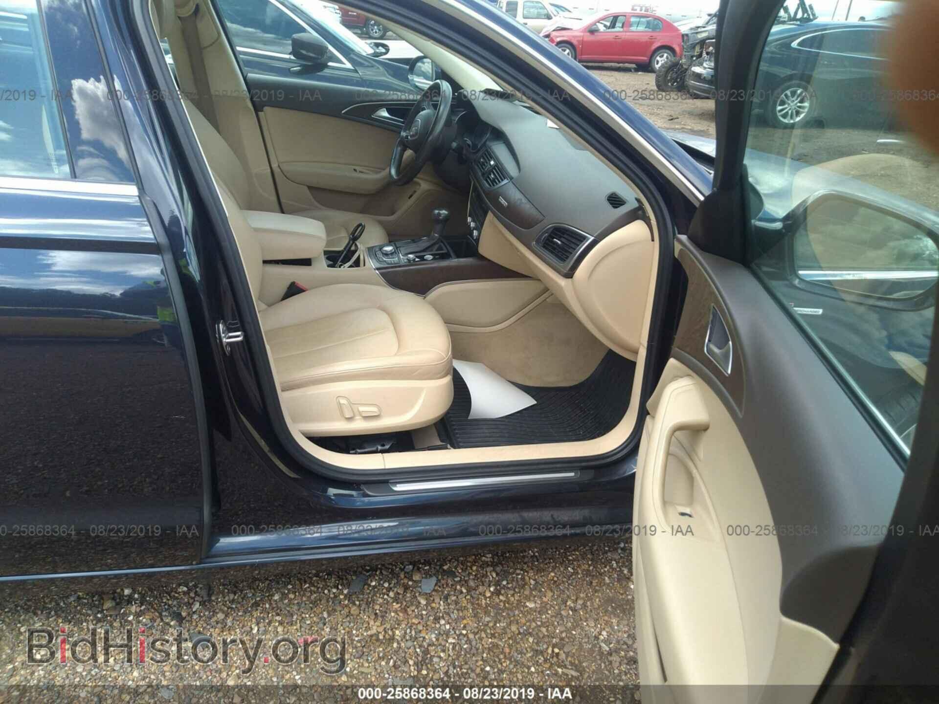2013 AUDI A6 - VIN: WAUGGAFC4DN129978 - Фото 5