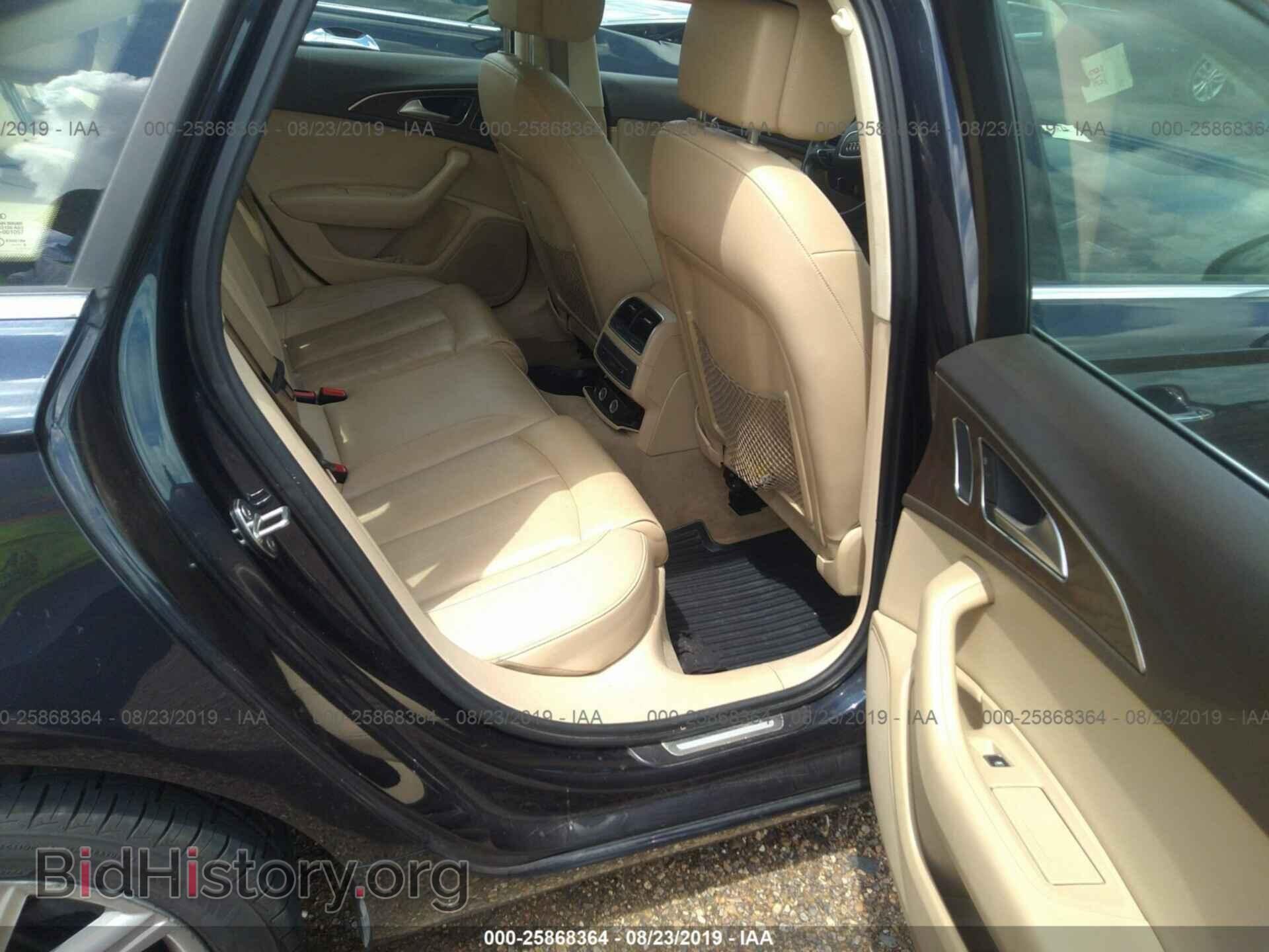 2013 AUDI A6 - VIN: WAUGGAFC4DN129978 - Фото 8