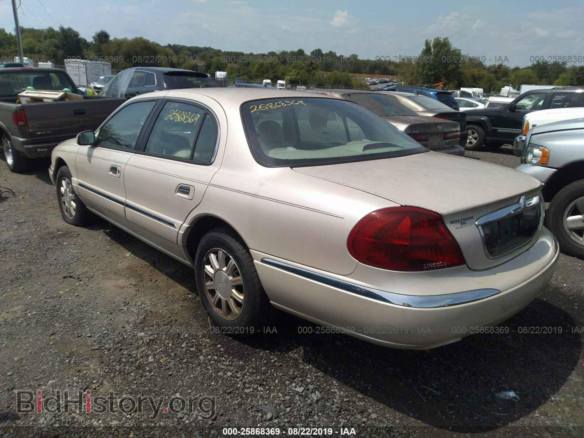 2000 LINCOLN CONTINENTAL - VIN: 1LNHM97V2YY802605 - Фото 3