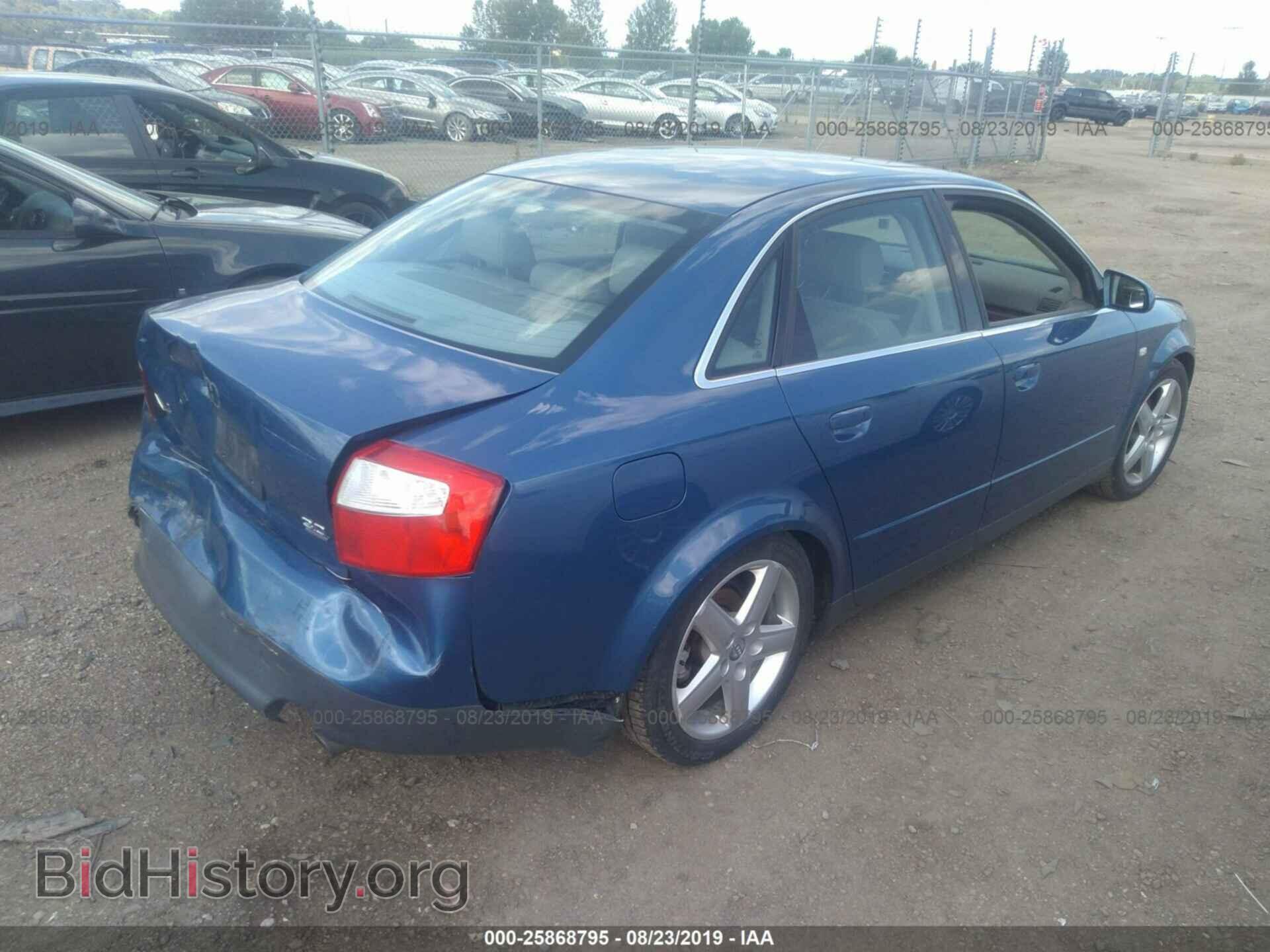 2002 AUDI A4 - VIN: WAULT68E62A095245 - Photo 4