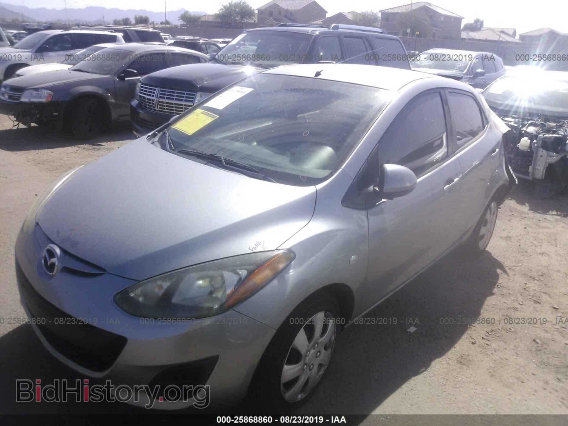 2012 MAZDA MAZDA2 - VIN: JM1DE1KY5C0132896 - Фото 2