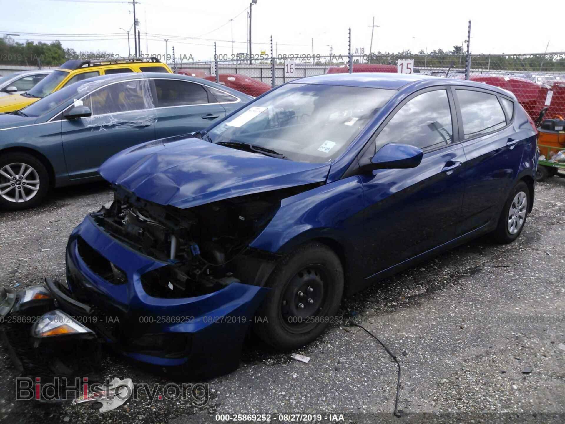 2016 HYUNDAI ACCENT - VIN: KMHCT5AE5GU275227 - Фото 2