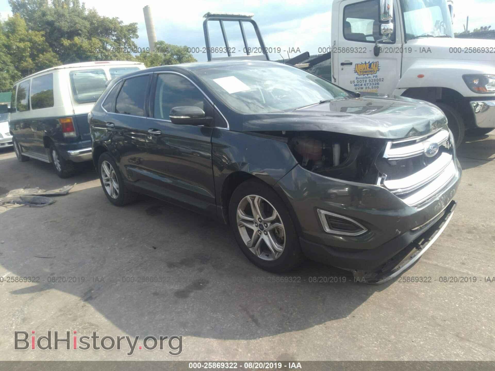 Фотография 2FMTK3K86FBB50662 - FORD EDGE 2015
