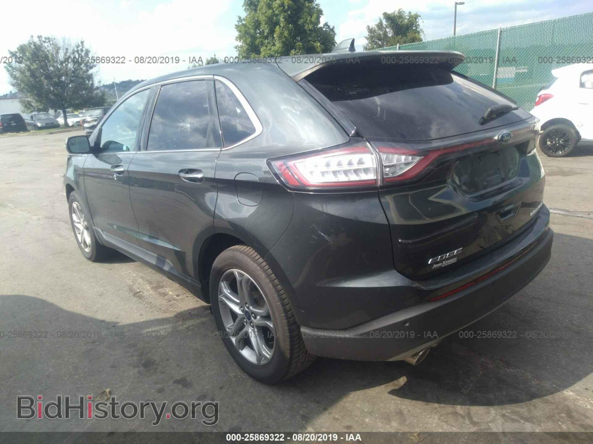 2015 FORD EDGE - VIN: 2FMTK3K86FBB50662 - Фото 3