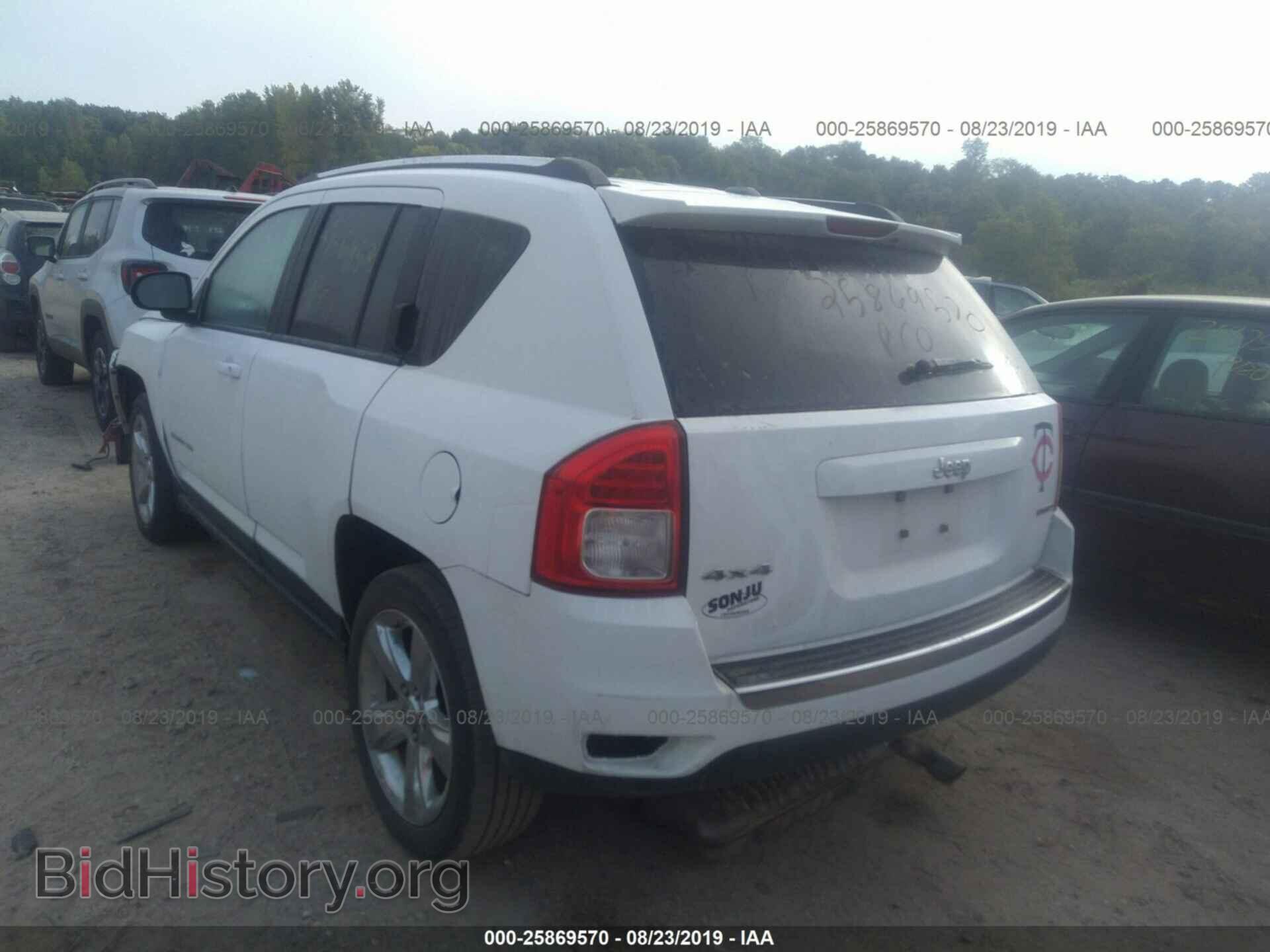 2012 JEEP COMPASS - VIN: 1C4NJDCB7CD553510 - Фото 3
