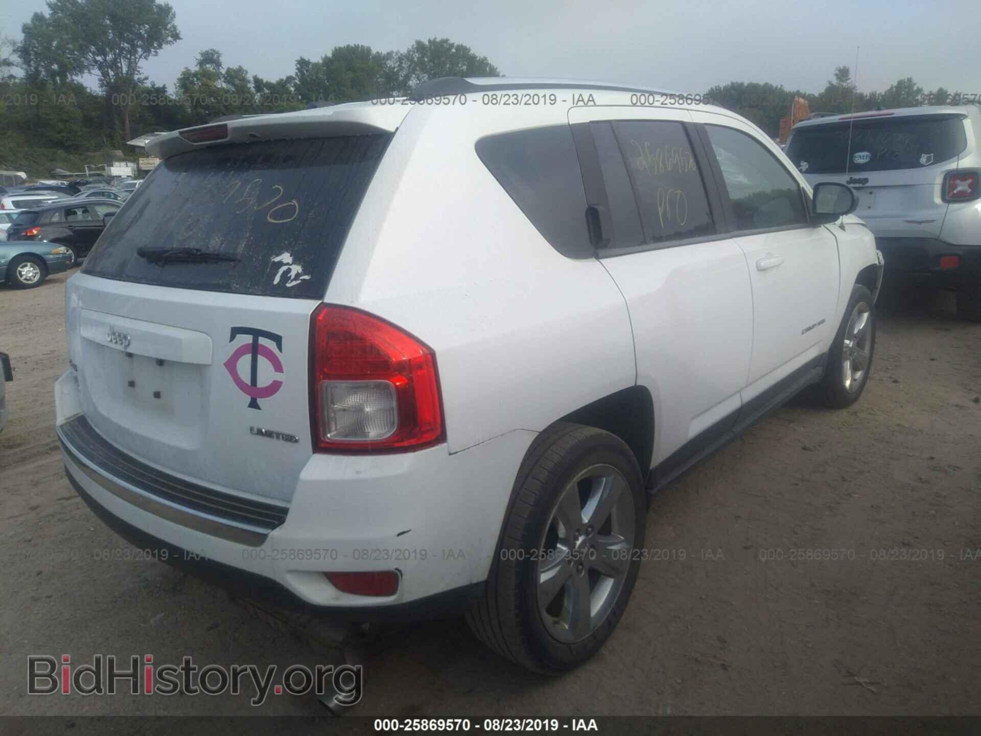 2012 JEEP COMPASS - VIN: 1C4NJDCB7CD553510 - Фото 4