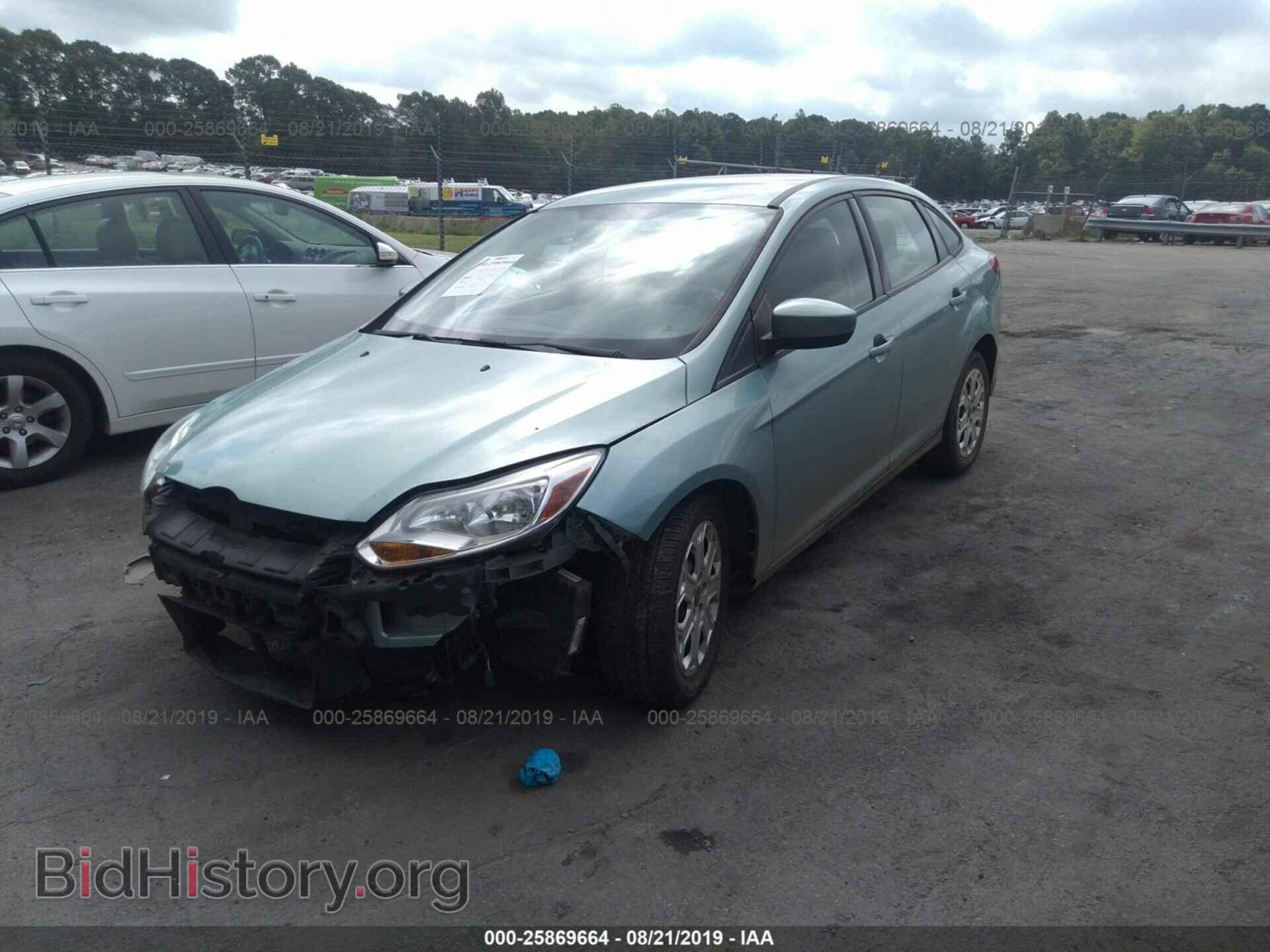 2012 FORD FOCUS - VIN: 1FAHP3F21CL445431 - Фото 2
