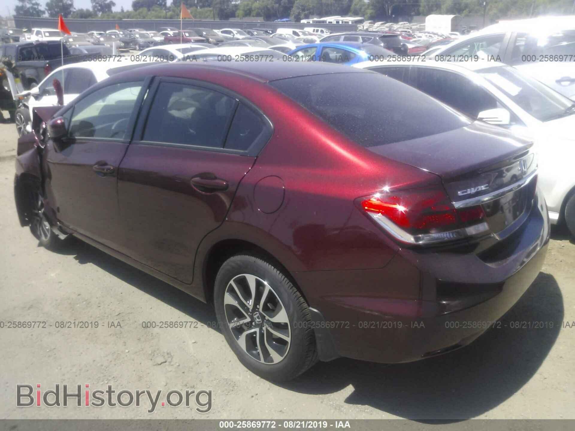2014 HONDA CIVIC - VIN: 19XFB2F8XEE254617 - Фото 3