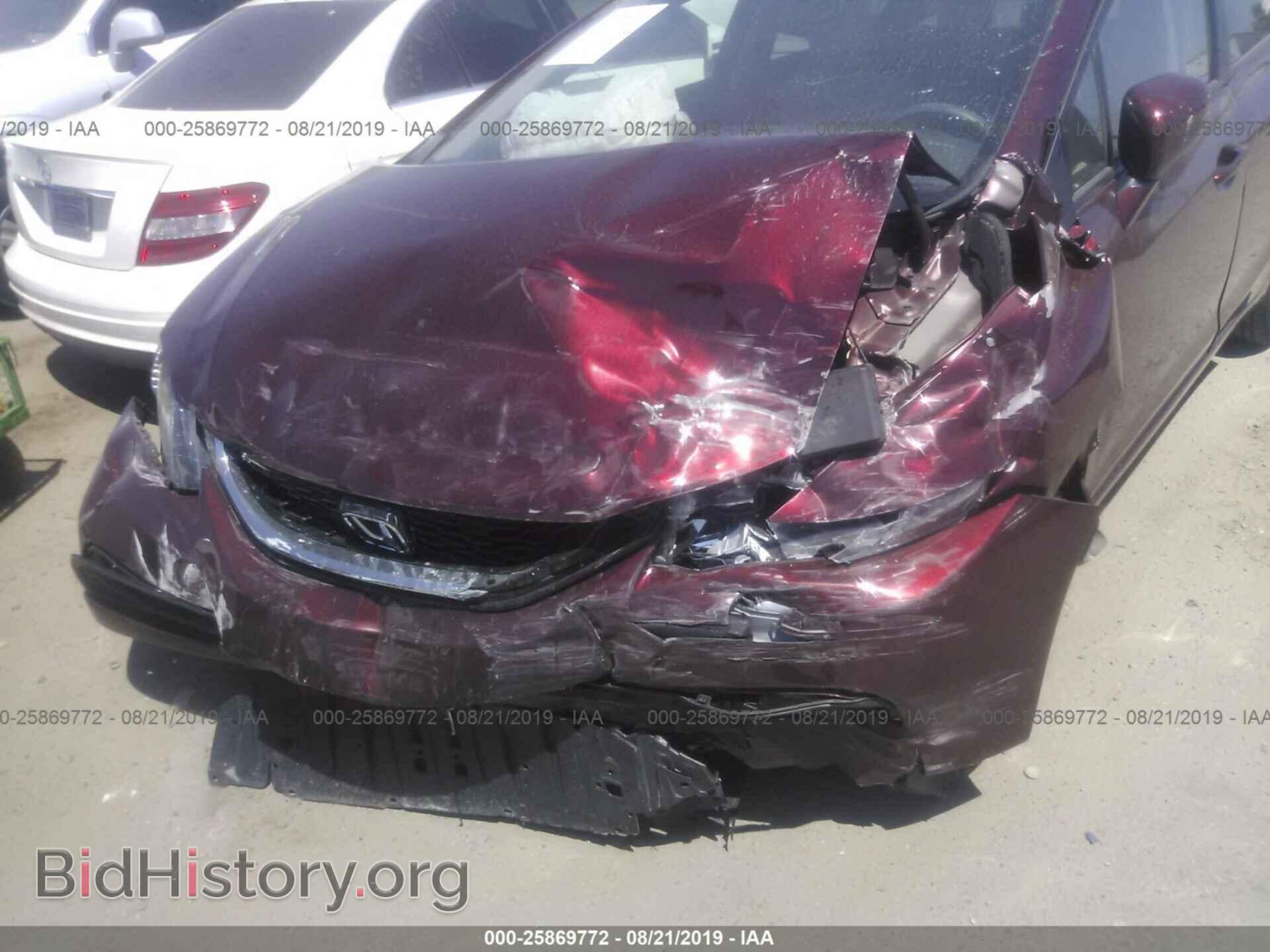 2014 HONDA CIVIC - VIN: 19XFB2F8XEE254617 - Фото 6
