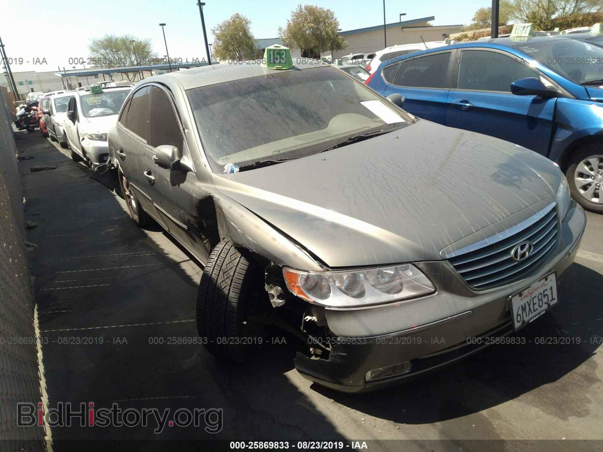 Фотография KMHFC46F68A265284 - HYUNDAI AZERA 2008