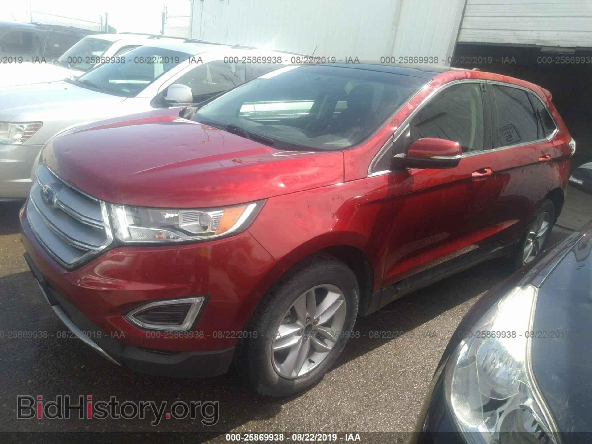 2015 FORD EDGE - VIN: 2FMTK4J94FBB42401 - Фото 2