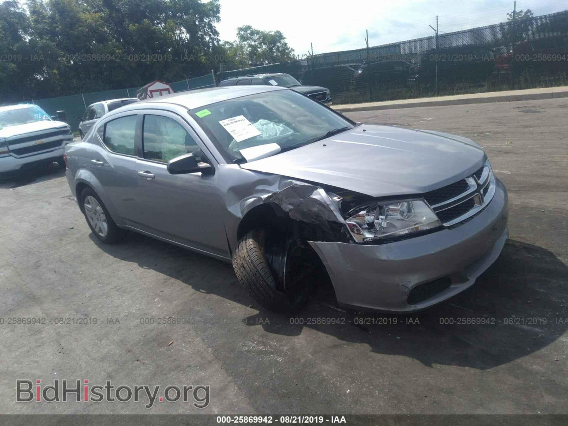 Фотография 1C3CDZAB7EN182767 - DODGE AVENGER 2014