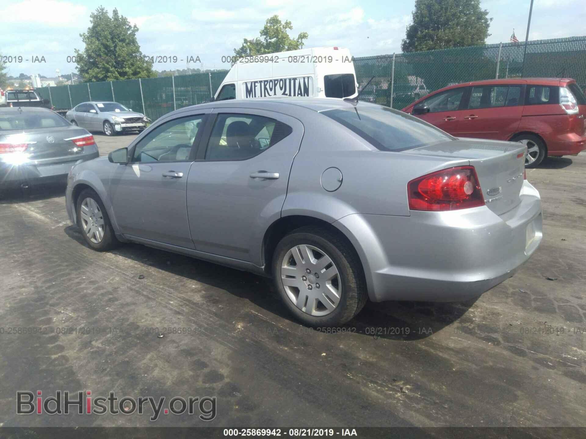 2014 DODGE AVENGER - VIN: 1C3CDZAB7EN182767 - Фото 3
